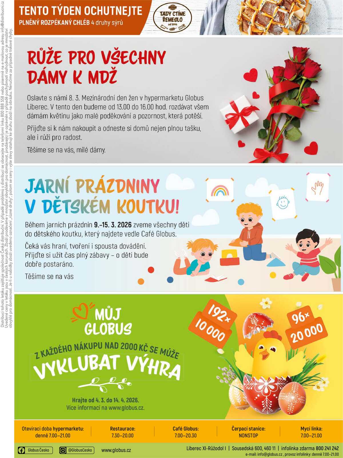 Akční leták Globus 4.3. - 10.3.2026 - Globus Liberec strana 29