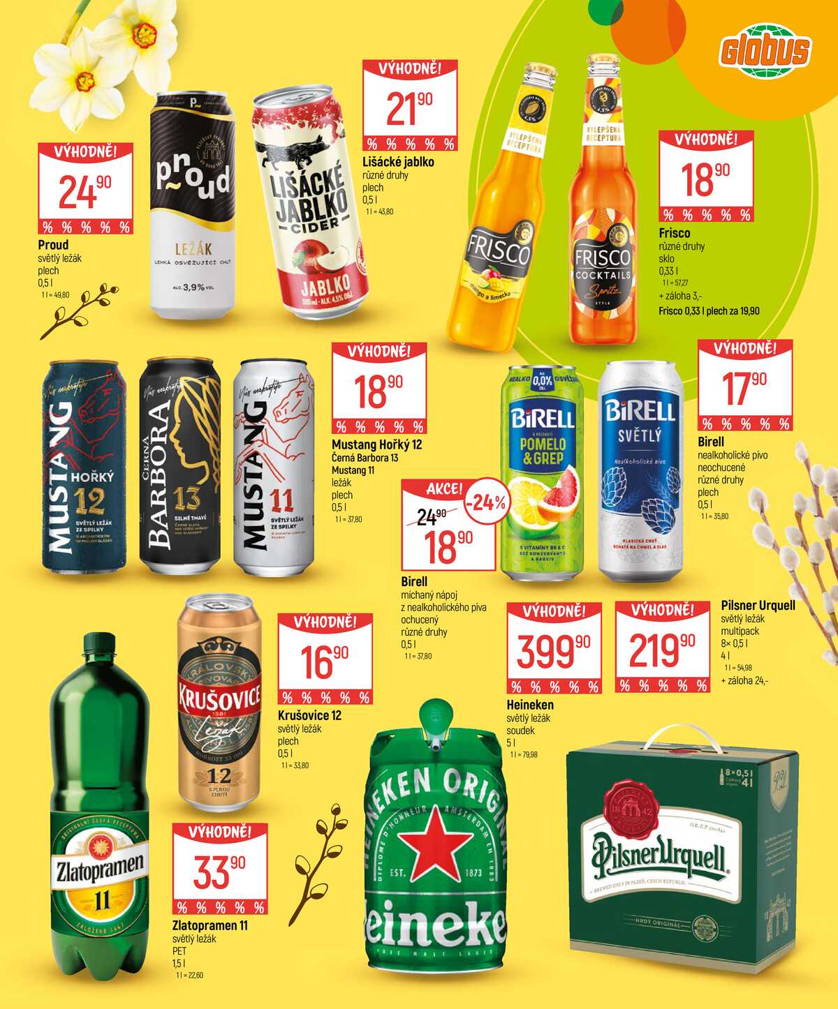 Akční leták Globus 4.3. - 5.4.2026 - Globus Pardubice strana 21