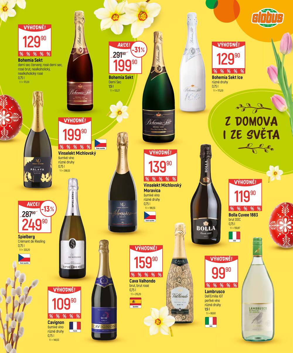 Akční leták Globus 4.3. - 5.4.2026 - Globus Pardubice