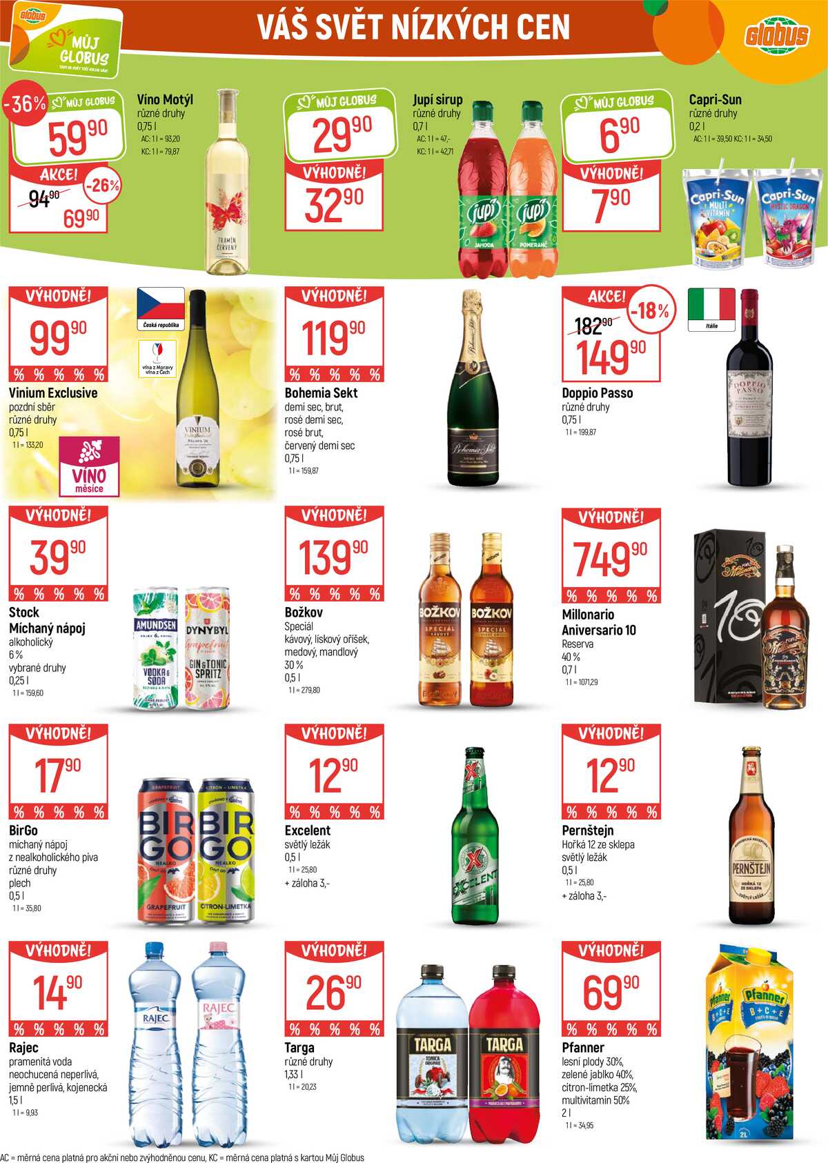 Akční leták Globus 4.3. - 10.3.2026 - Globus Pardubice strana 24