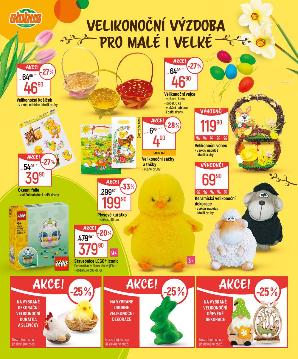 Akční leták Globus 4.3. - 5.4.2026 - Globus Chotíkov u Plzně