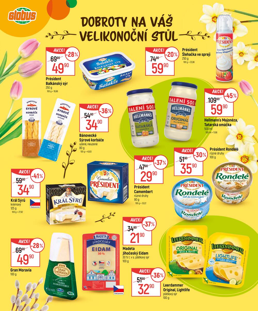 Akční leták Globus 4.3. - 5.4.2026 - Globus Chotíkov u Plzně