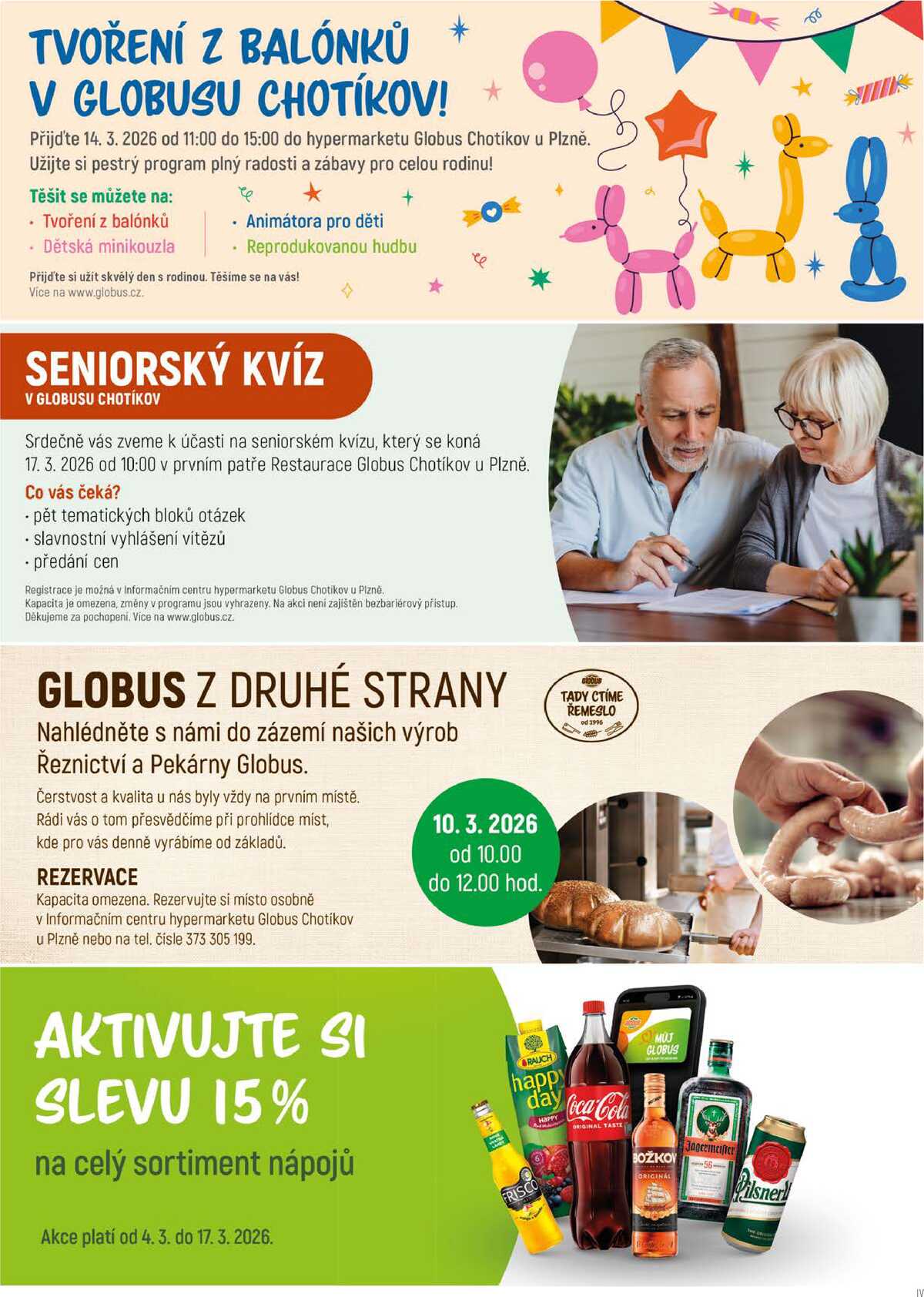 Akční leták Globus 4.3. - 10.3.2026 - Globus Chotíkov u Plzně strana 6