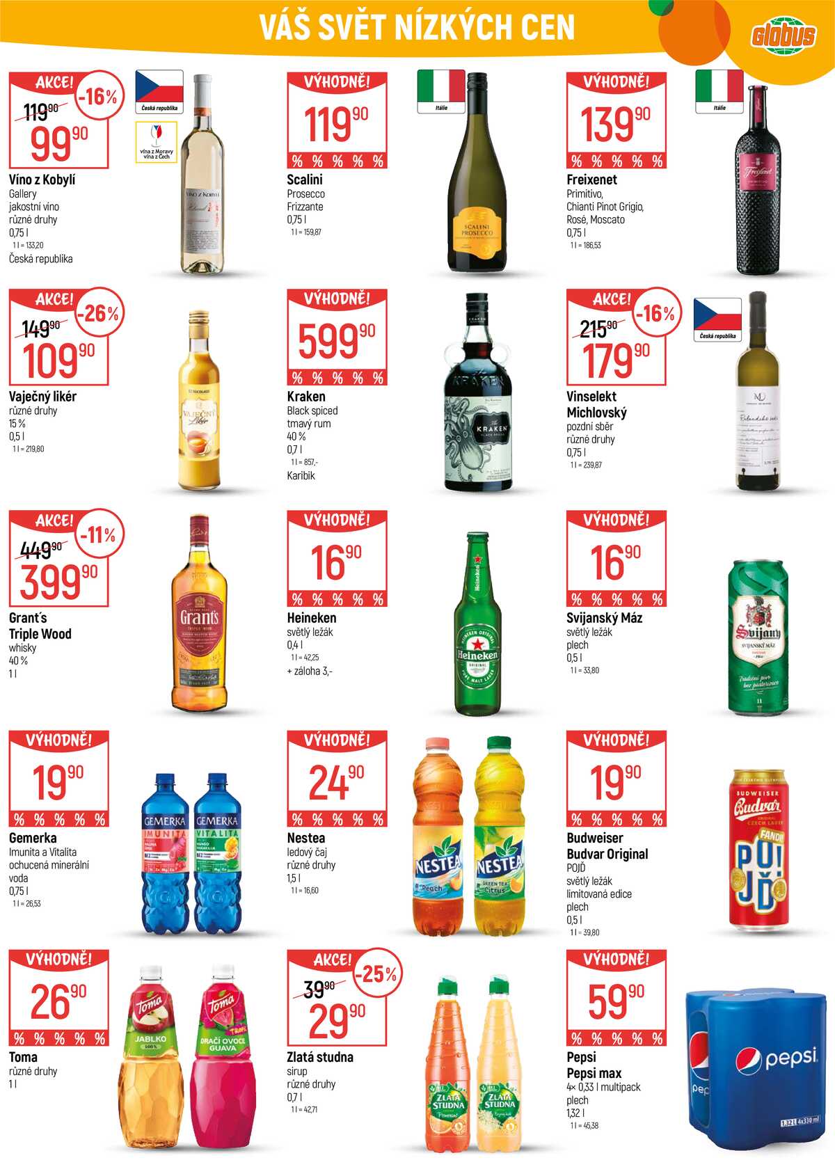 Akční leták Globus 4.3. - 10.3.2026 - Globus Brno Ivanovice strana 25