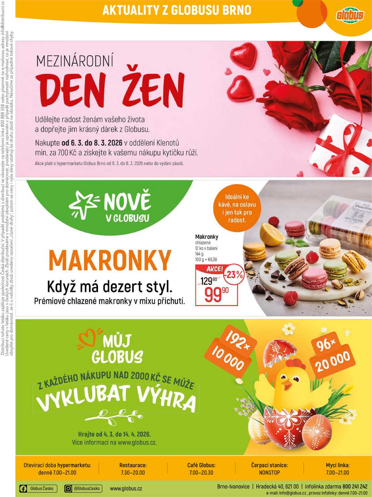 Akční leták Globus 4.3. - 10.3.2026 - Globus Brno Ivanovice strana 29