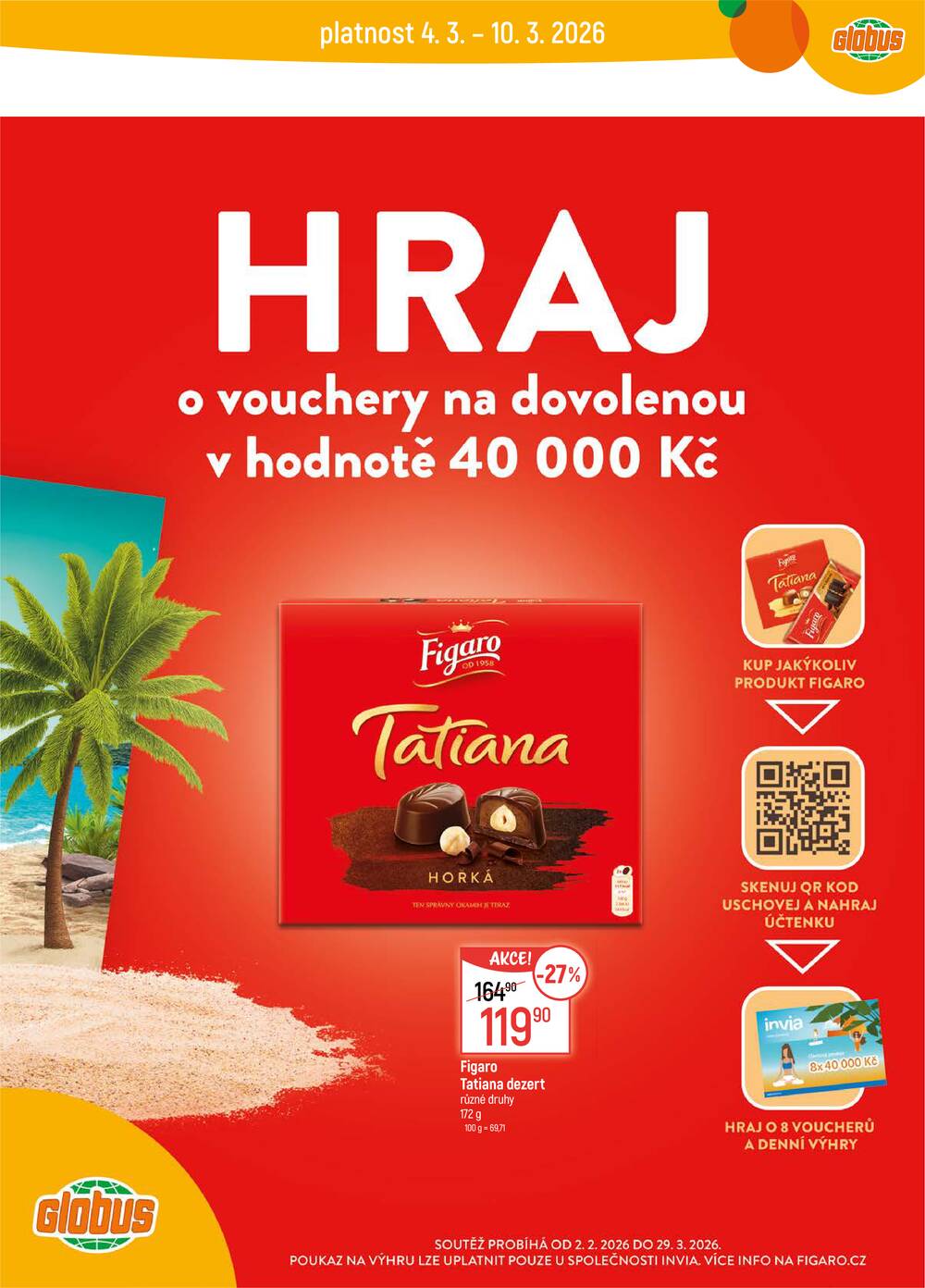 Akční leták Globus 4.3. - 10.3.2026 - Globus Brno Ivanovice