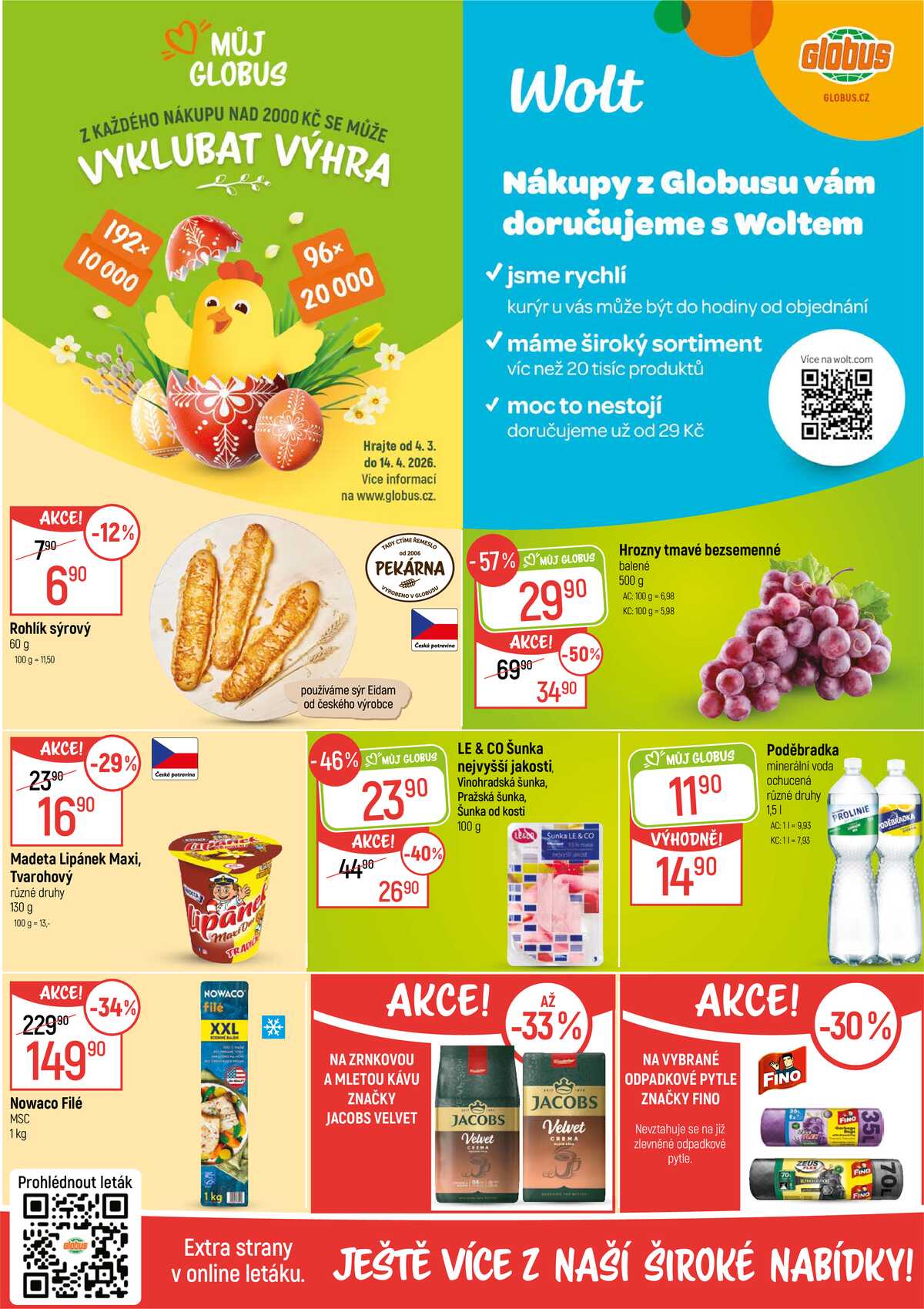 Akční leták Globus 4.3. - 10.3.2026 - Globus Praha - Štěrboholy strana 2