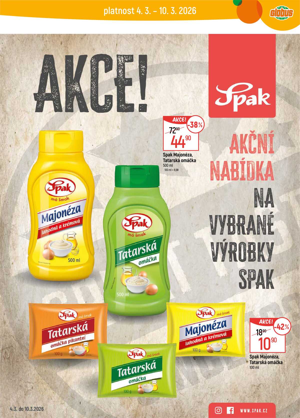 Akční leták Globus 4.3. - 10.3.2026 - Globus Praha - Štěrboholy strana 16