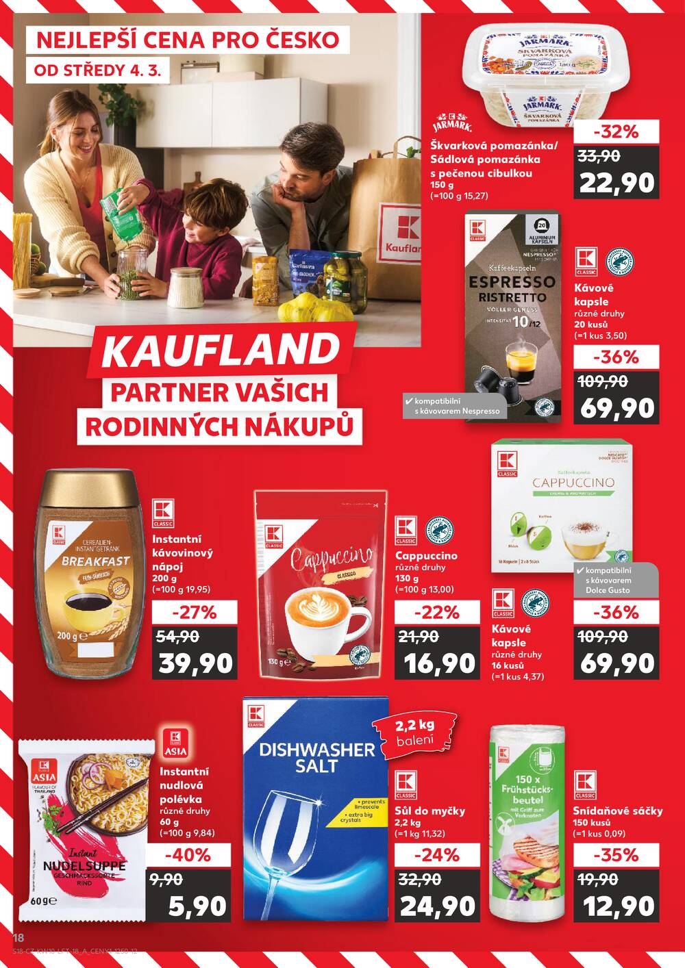 Leták Kaufland - Kaufland 4.3. - 10.3. - Kaufland - Velké Meziříčí - strana 18