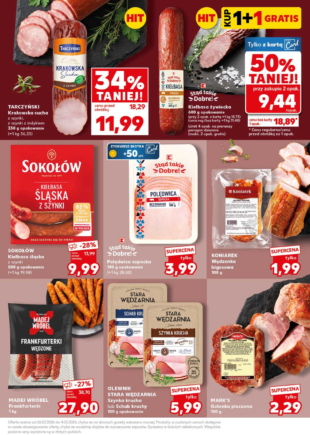 Leták Kaufland Polsko 2.3.-4.3.2026 - Silný start strana 19