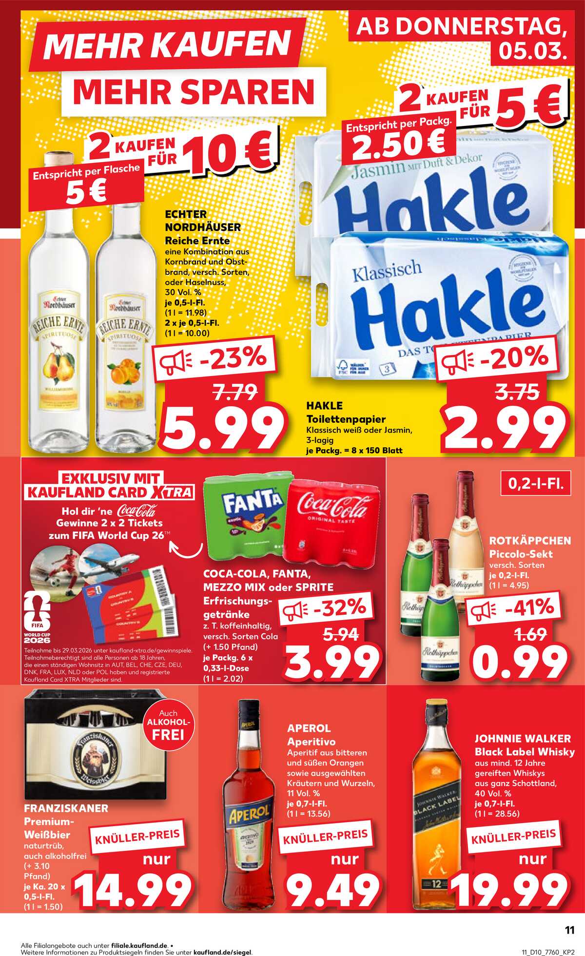 Leták Kaufland Německo 5.3.-11.3.2026 strana 11