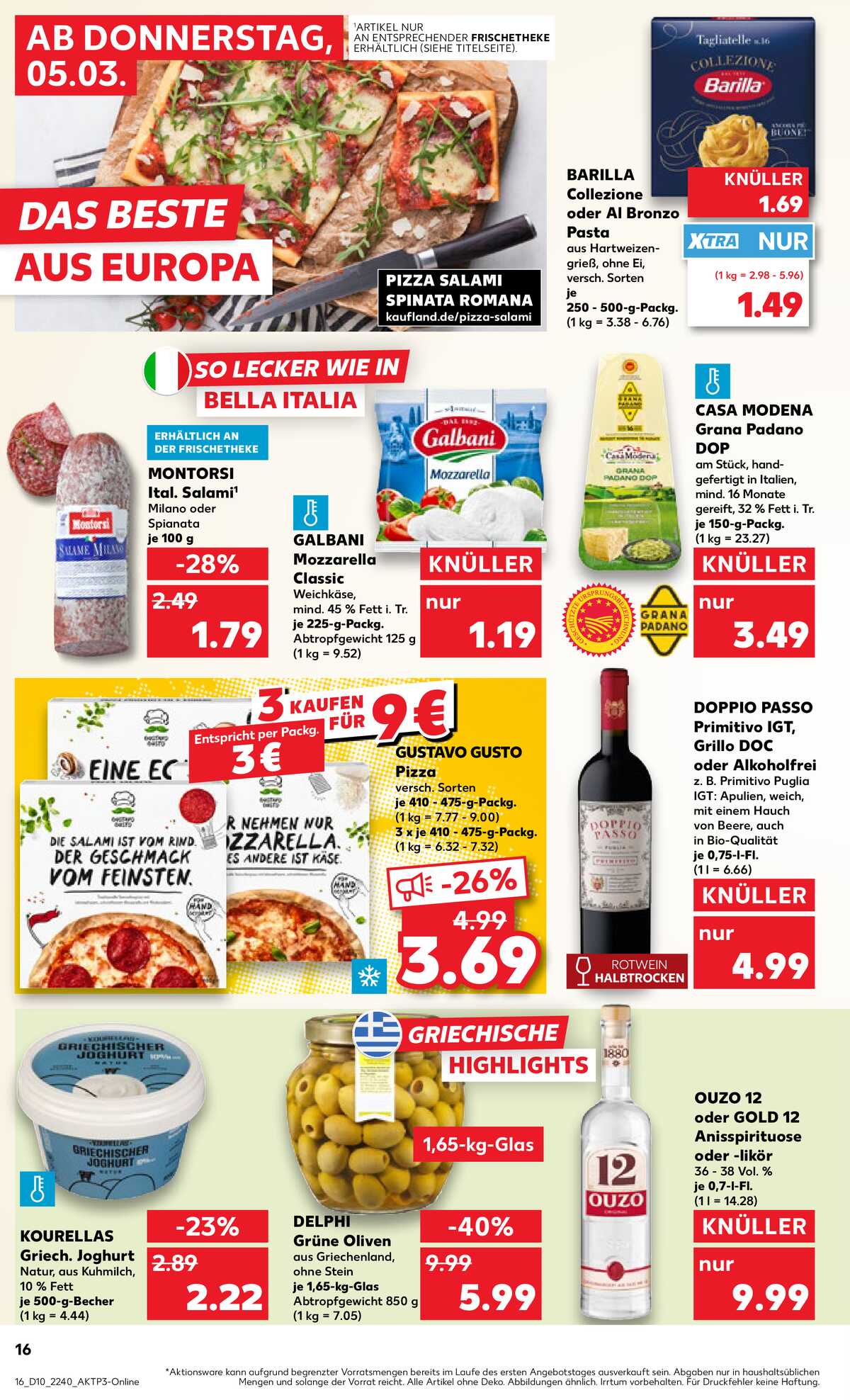 Leták Kaufland Německo 5.3.-11.3.2026 strana 16
