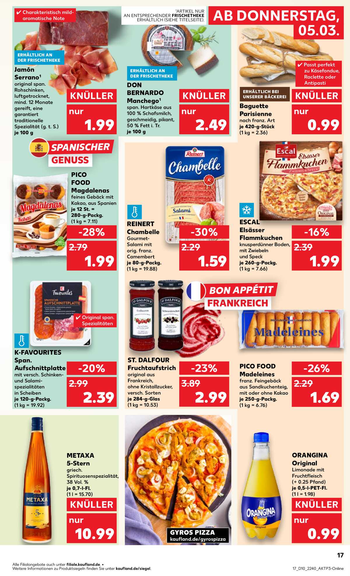 Leták Kaufland Německo 5.3.-11.3.2026 strana 17