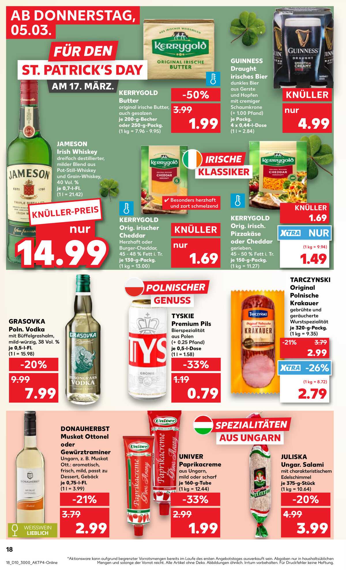 Leták Kaufland Německo 5.3.-11.3.2026 strana 18
