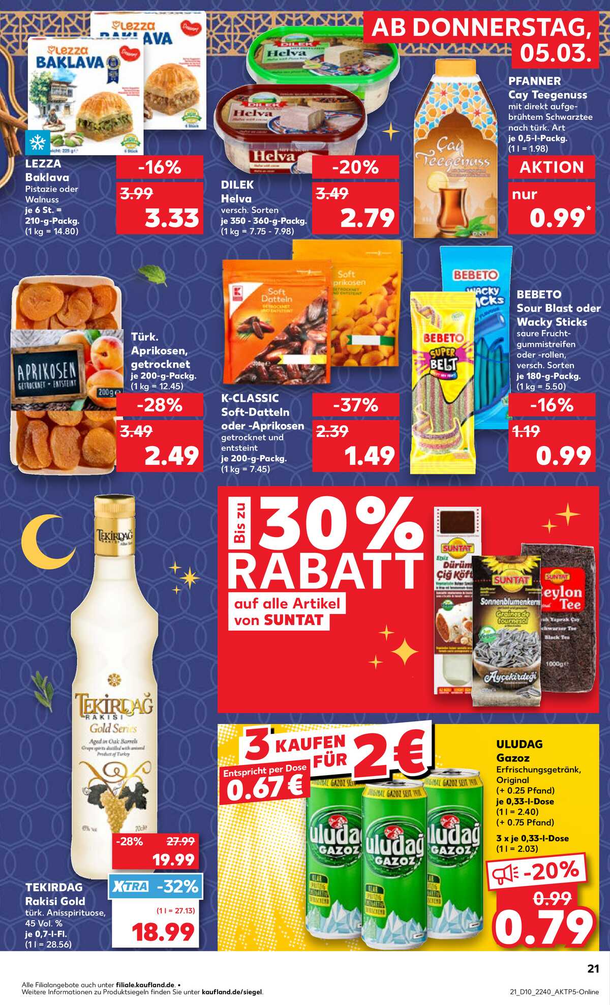 Leták Kaufland Německo 5.3.-11.3.2026 strana 21