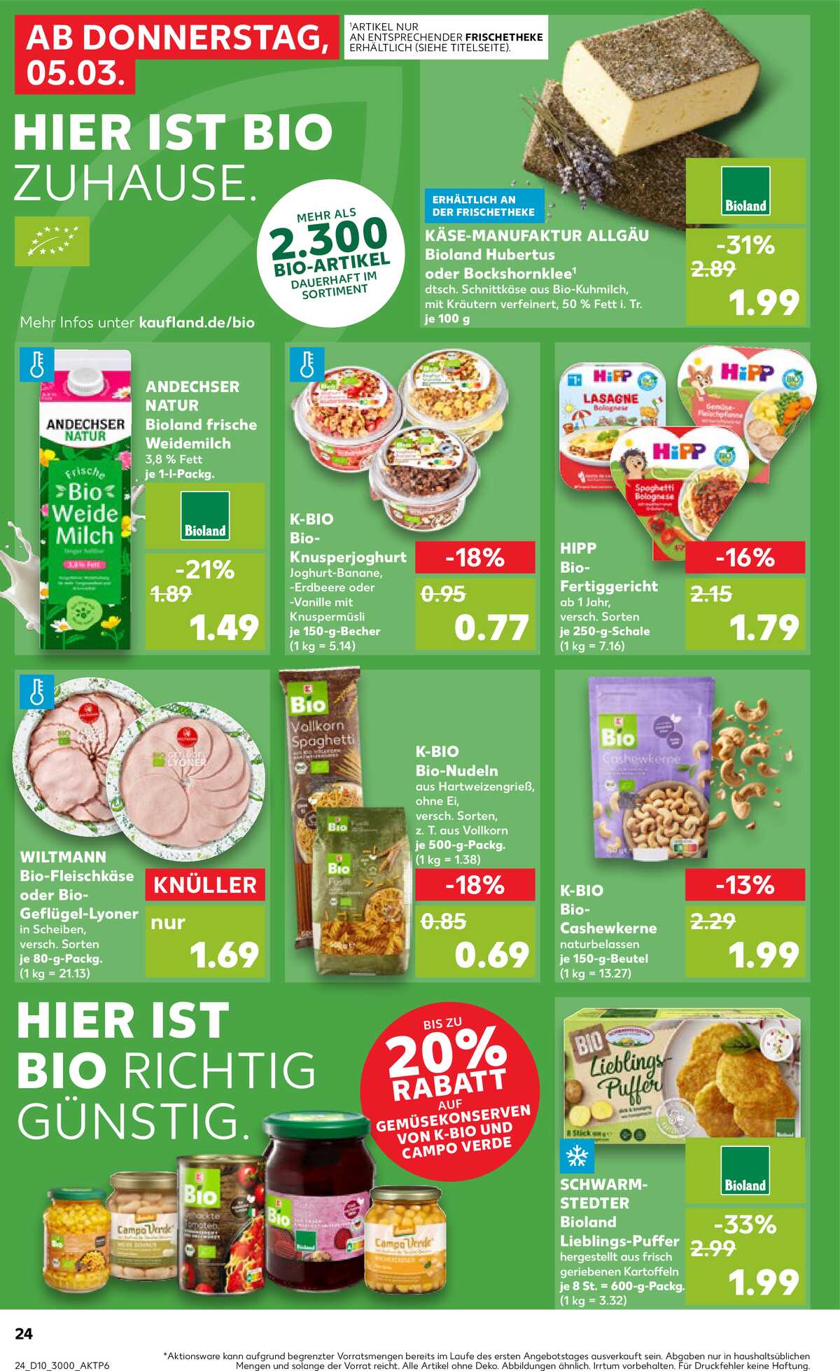 Leták Kaufland Německo 5.3.-11.3.2026 strana 24