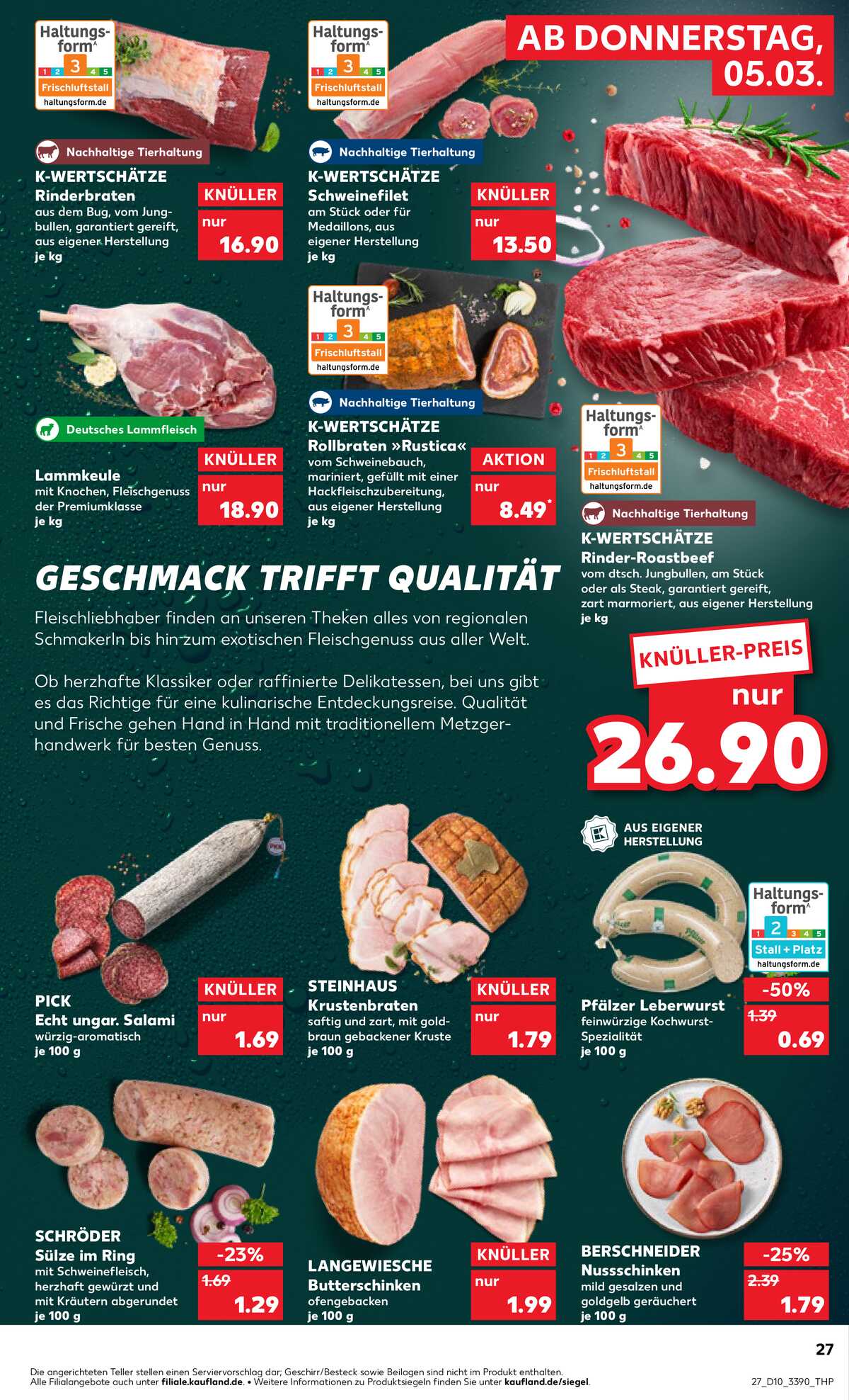 Leták Kaufland Německo 5.3.-11.3.2026 strana 27