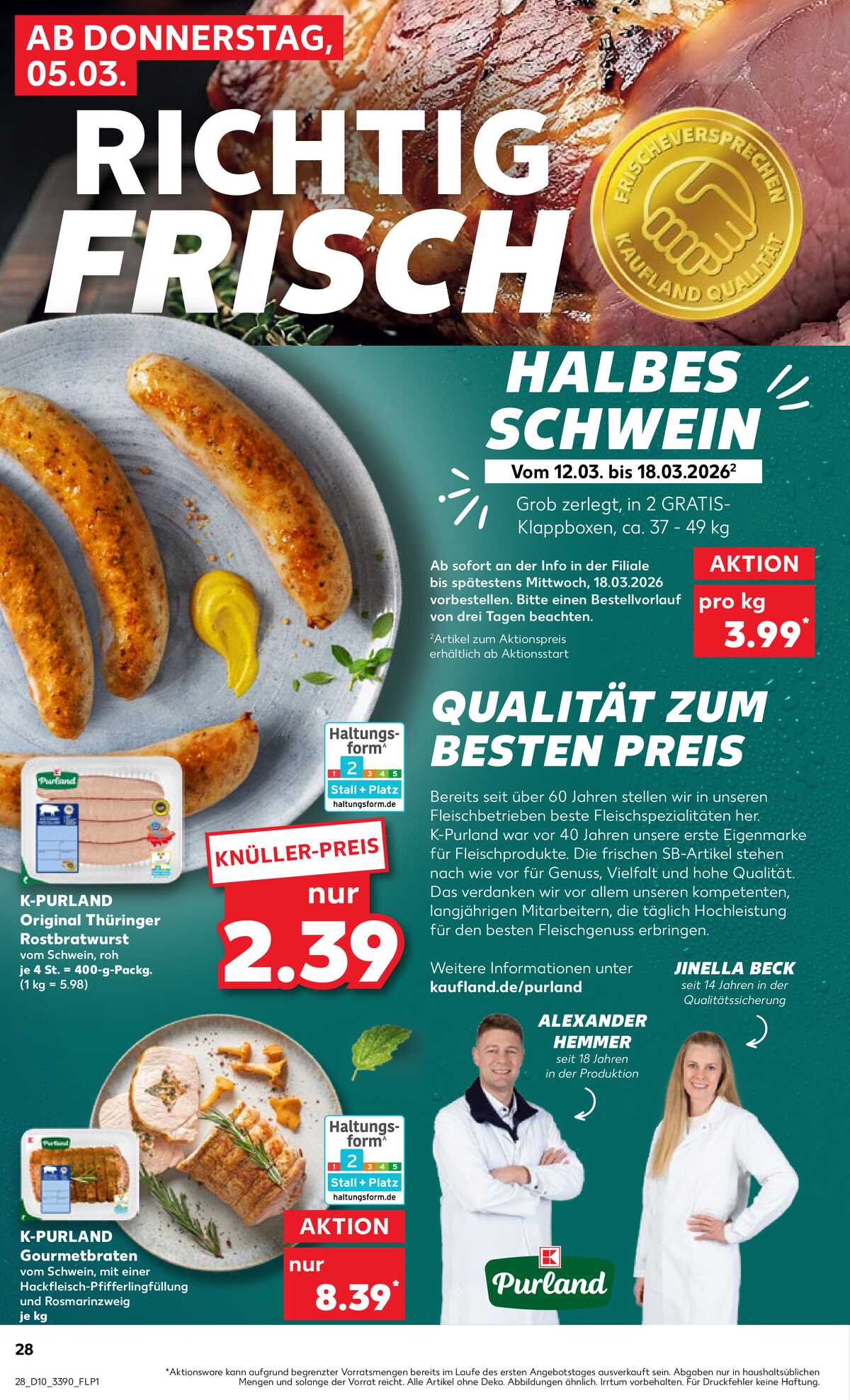 Leták Kaufland Německo 5.3.-11.3.2026 strana 28