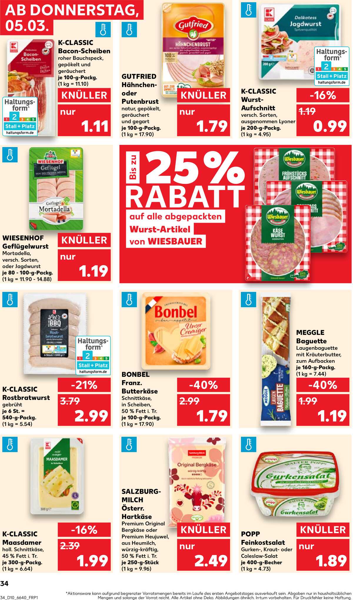 Leták Kaufland Německo 5.3.-11.3.2026 strana 34