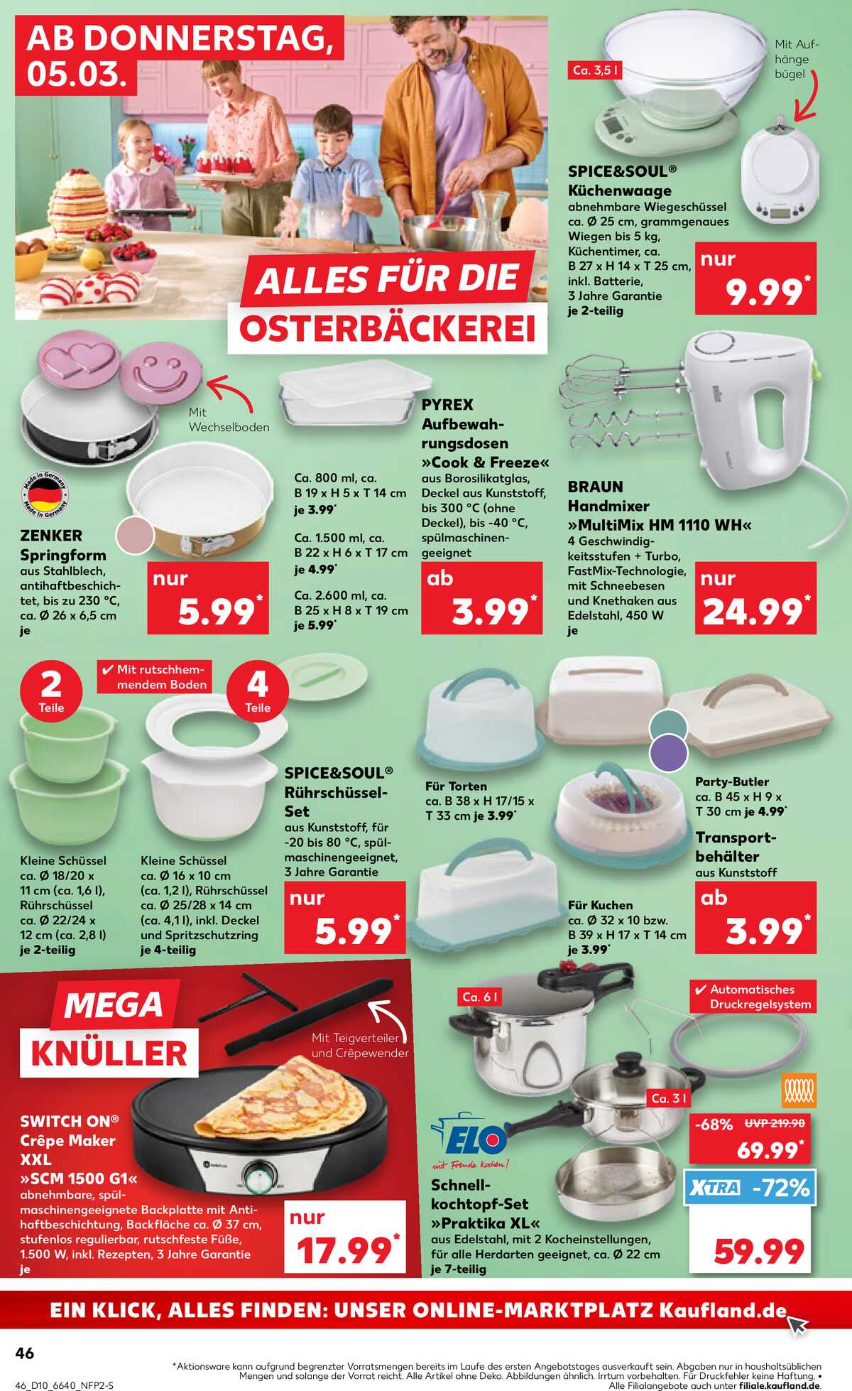 Leták Kaufland Německo 5.3.-11.3.2026 strana 46
