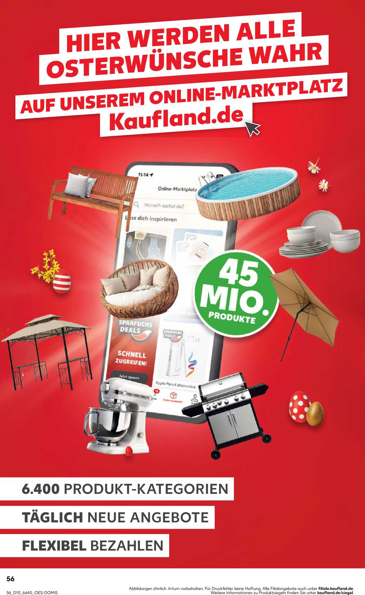 Leták Kaufland Německo 5.3.-11.3.2026 strana 56