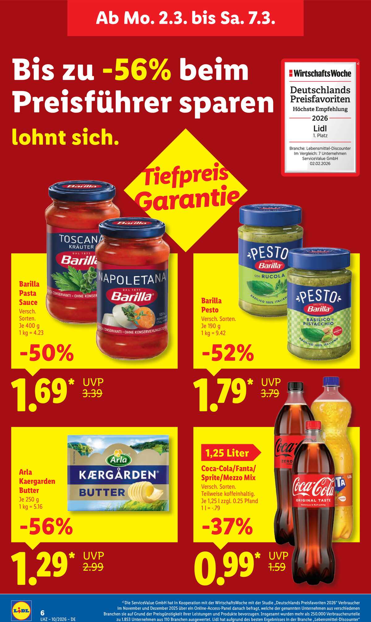 Leták Lidl Německo 2.3.-7.3.2026 strana 14