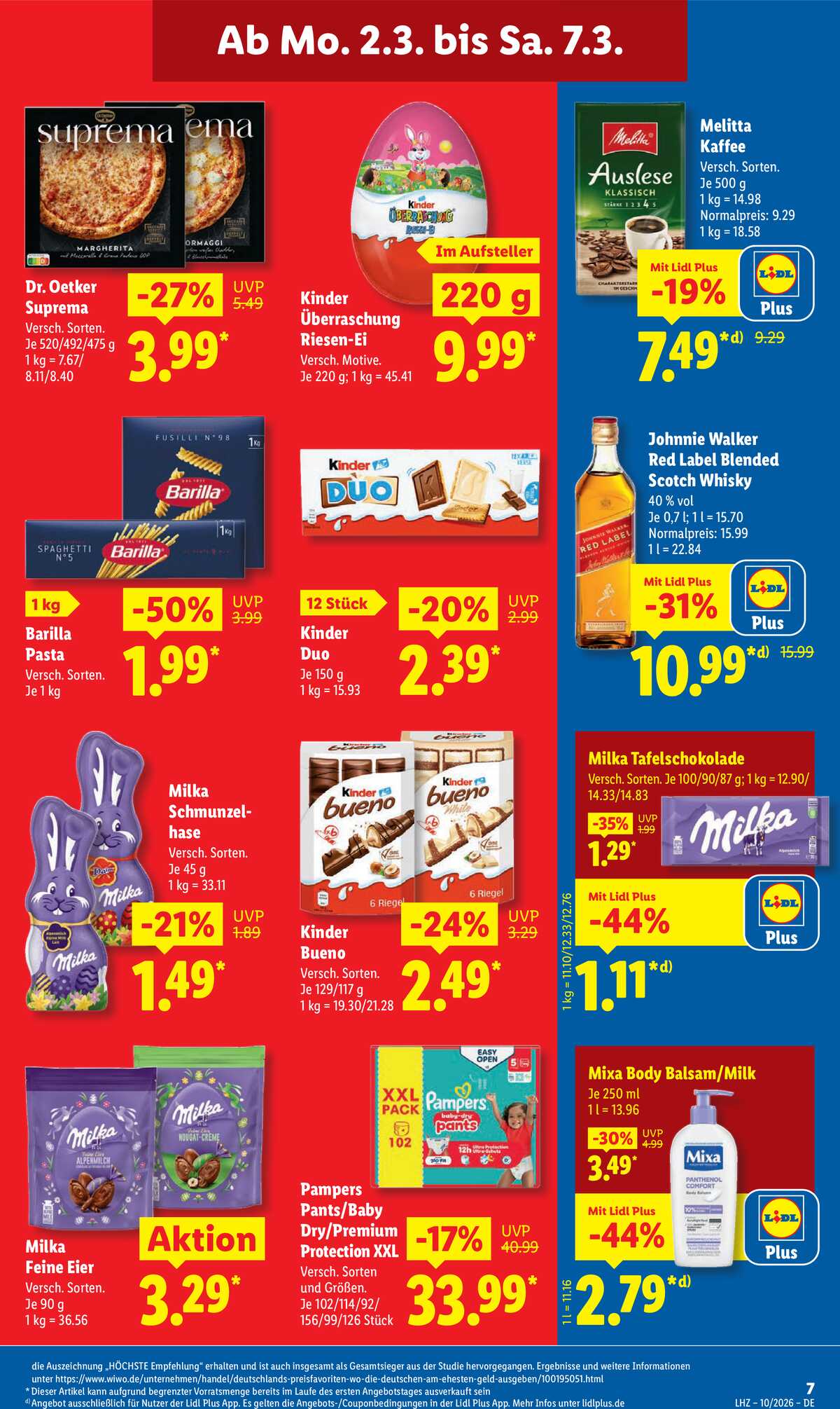 Leták Lidl Německo 2.3.-7.3.2026 strana 15