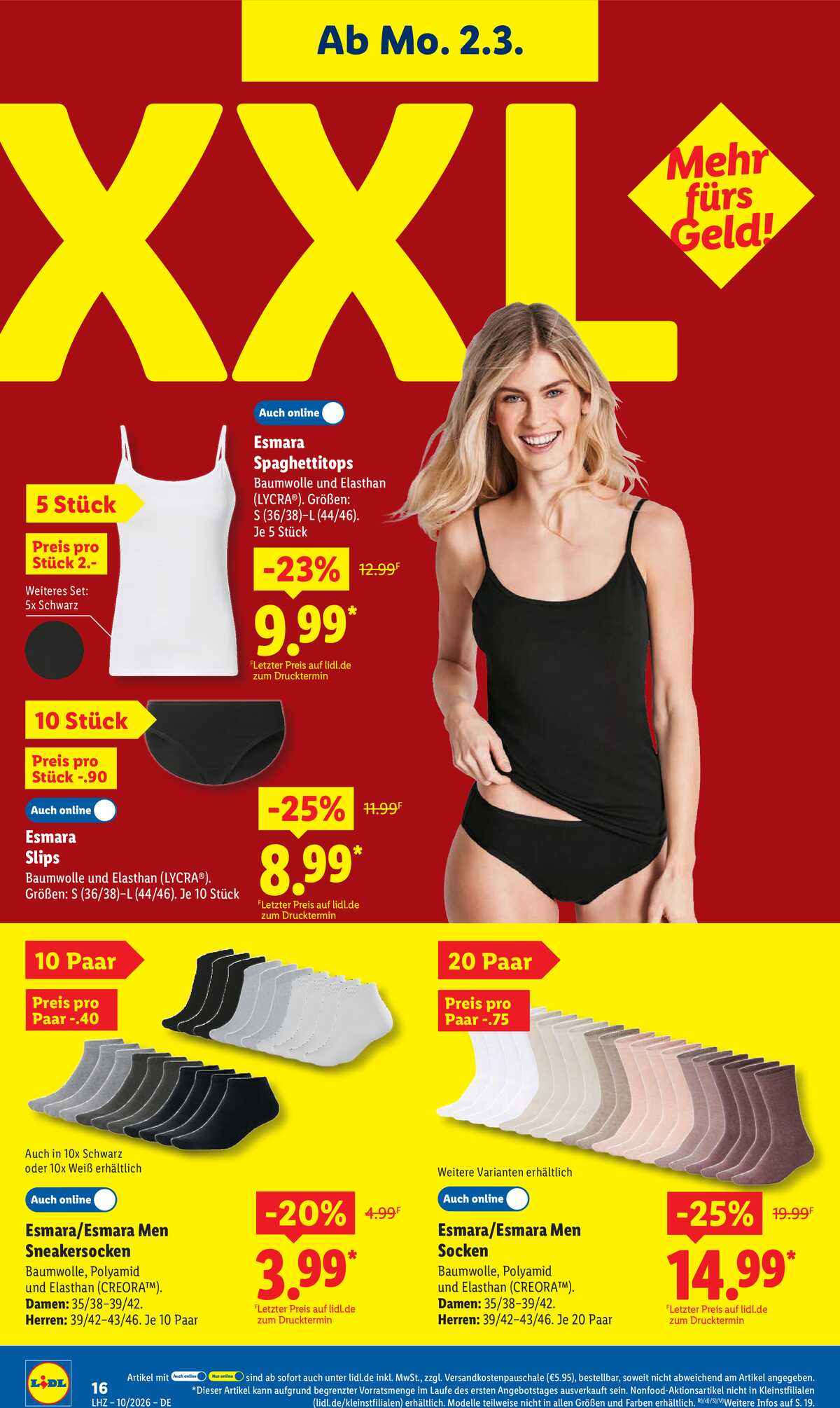 Leták Lidl Německo 2.3.-7.3.2026 strana 34