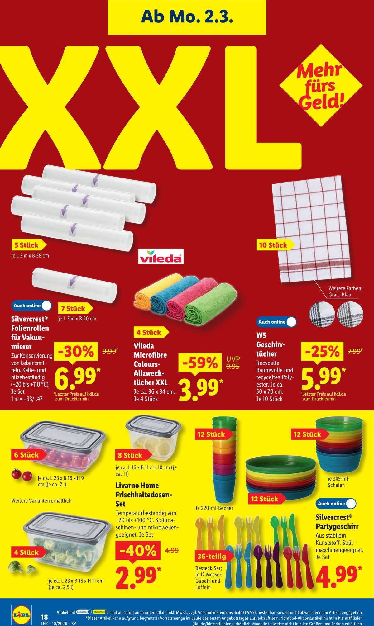 Leták Lidl Německo 2.3.-7.3.2026 strana 36