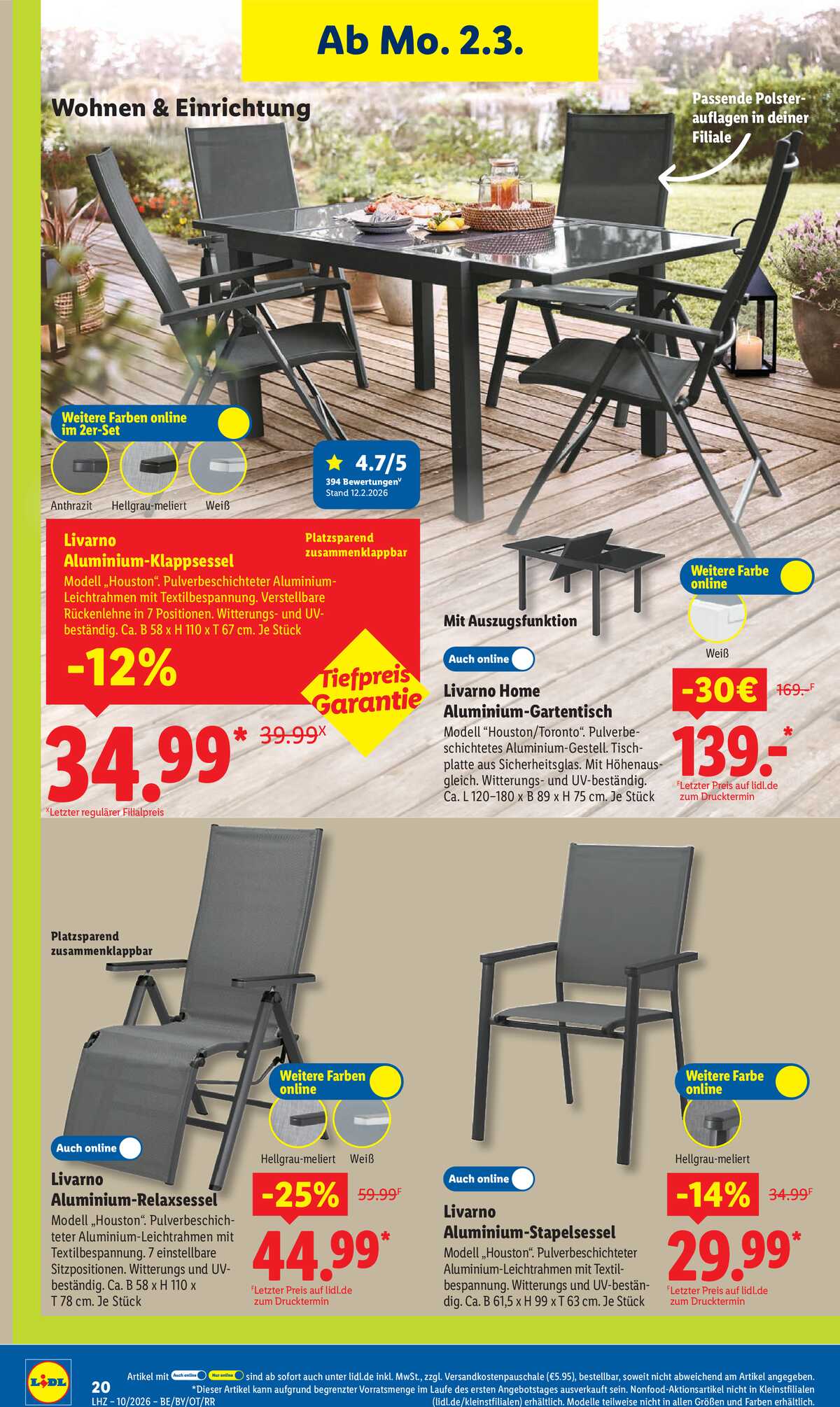 Leták Lidl Německo 2.3.-7.3.2026 strana 38