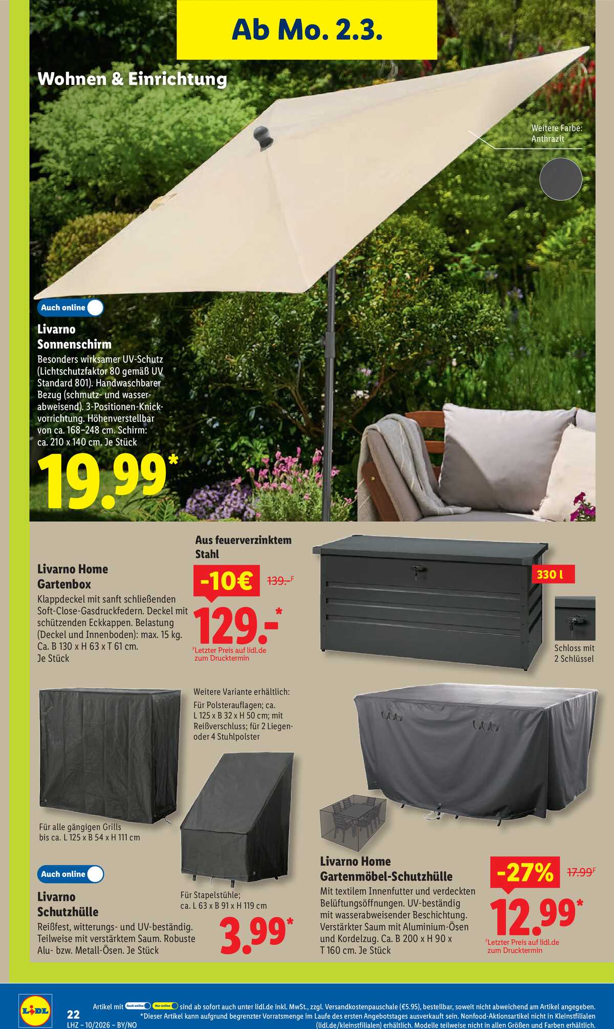 Leták Lidl Německo 2.3.-7.3.2026 strana 40