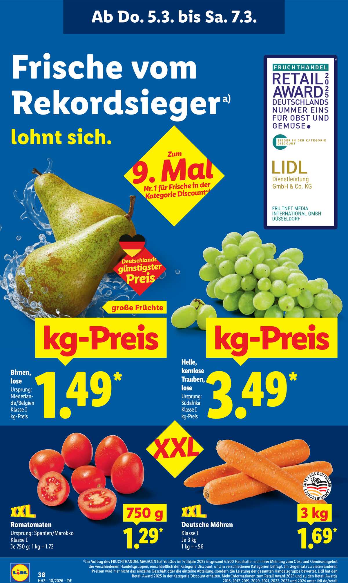 Leták Lidl Německo 2.3.-7.3.2026 strana 62