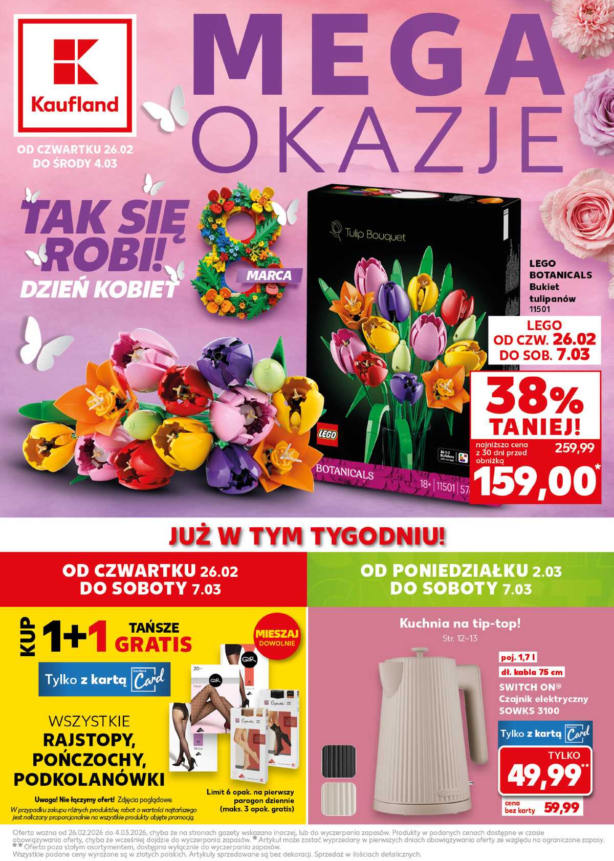 Leták Kaufland Polsko 26.2.-4.3.2026 strana 1