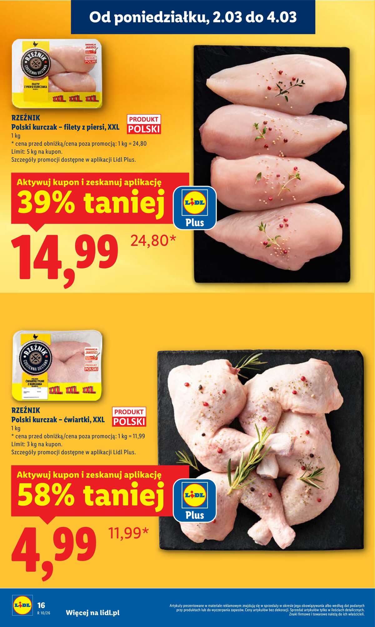 Leták Lidl Polsko 2.3.-4.3.2026 strana 16
