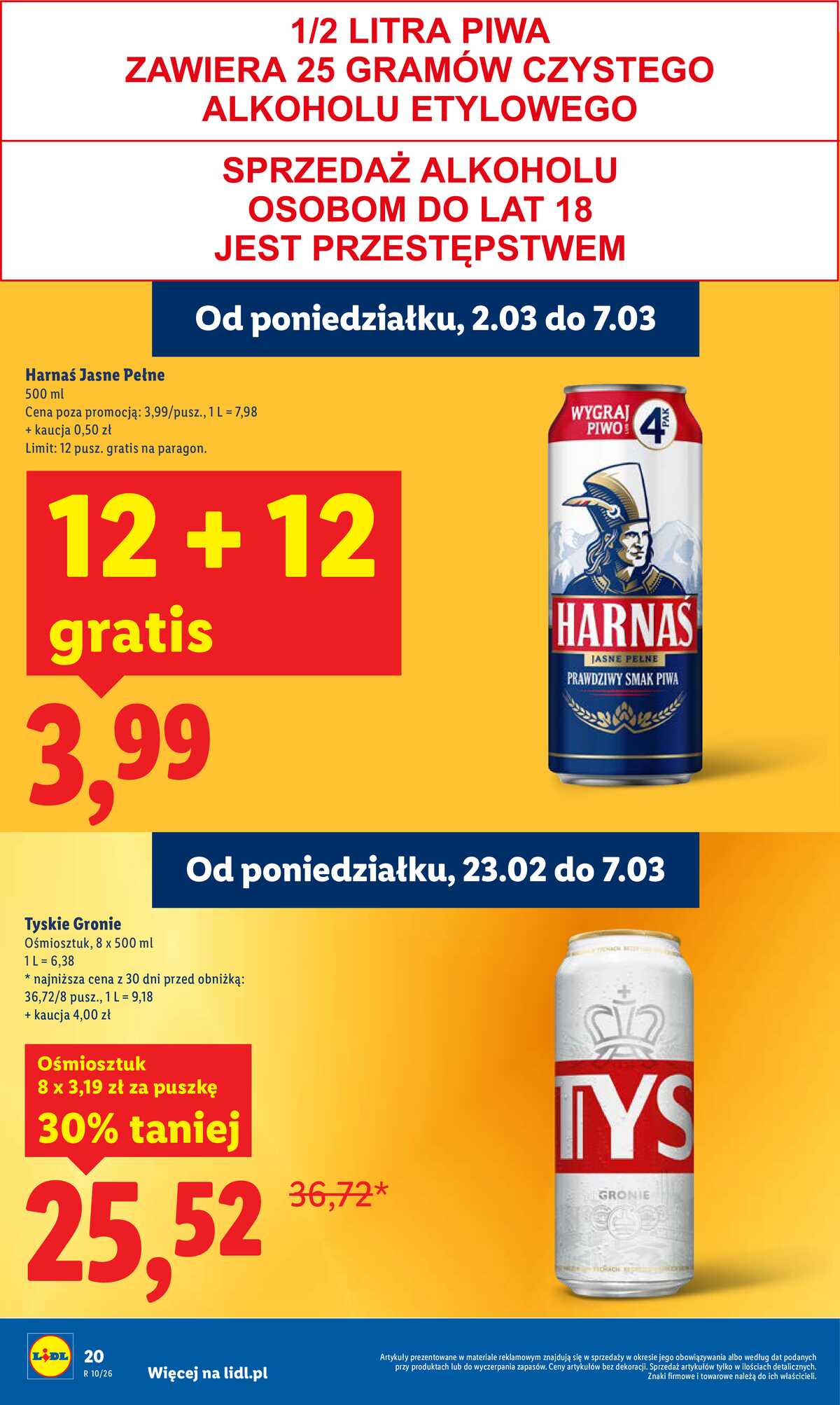 Leták Lidl Polsko 2.3.-4.3.2026 strana 20