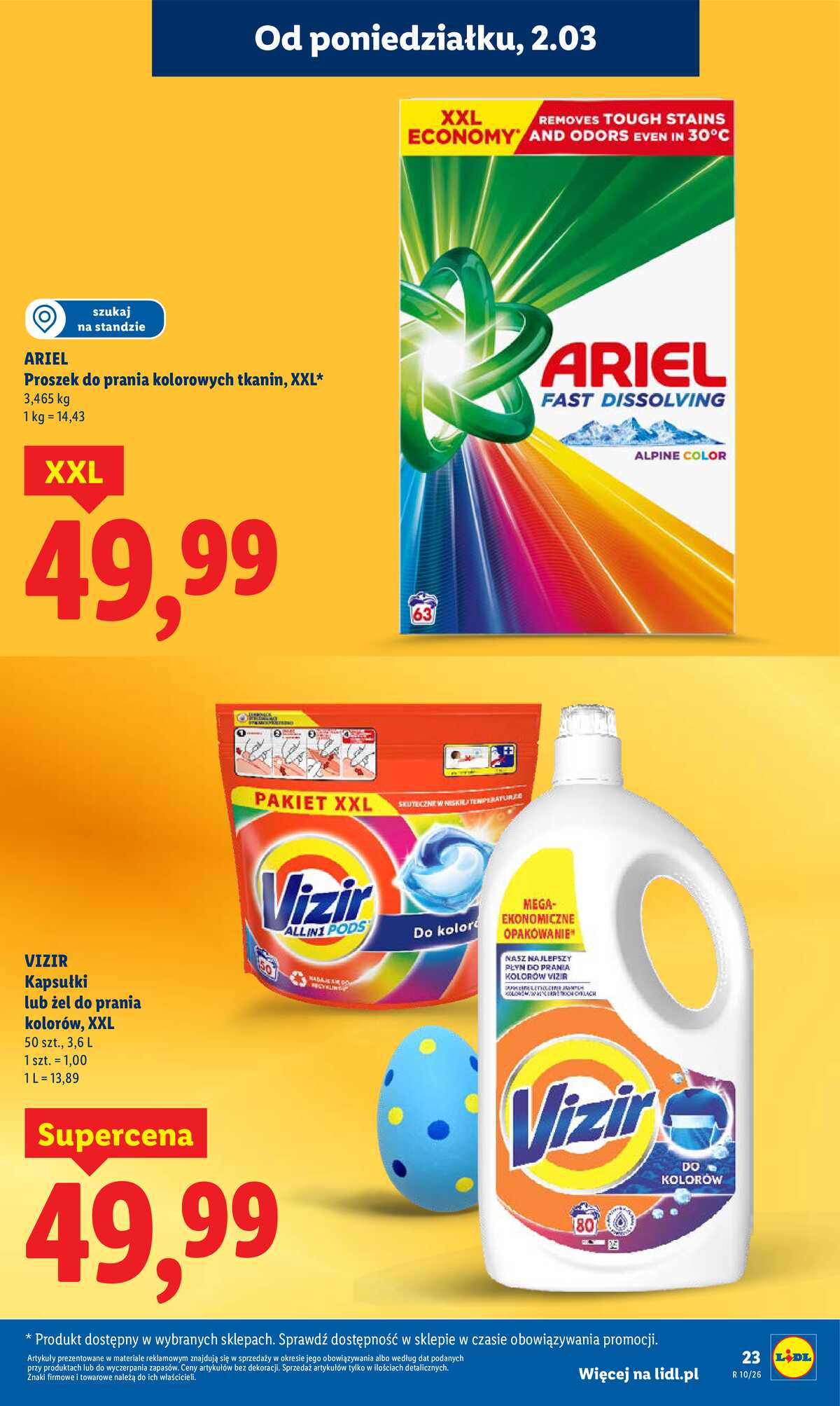 Leták Lidl Polsko 2.3.-4.3.2026 strana 23