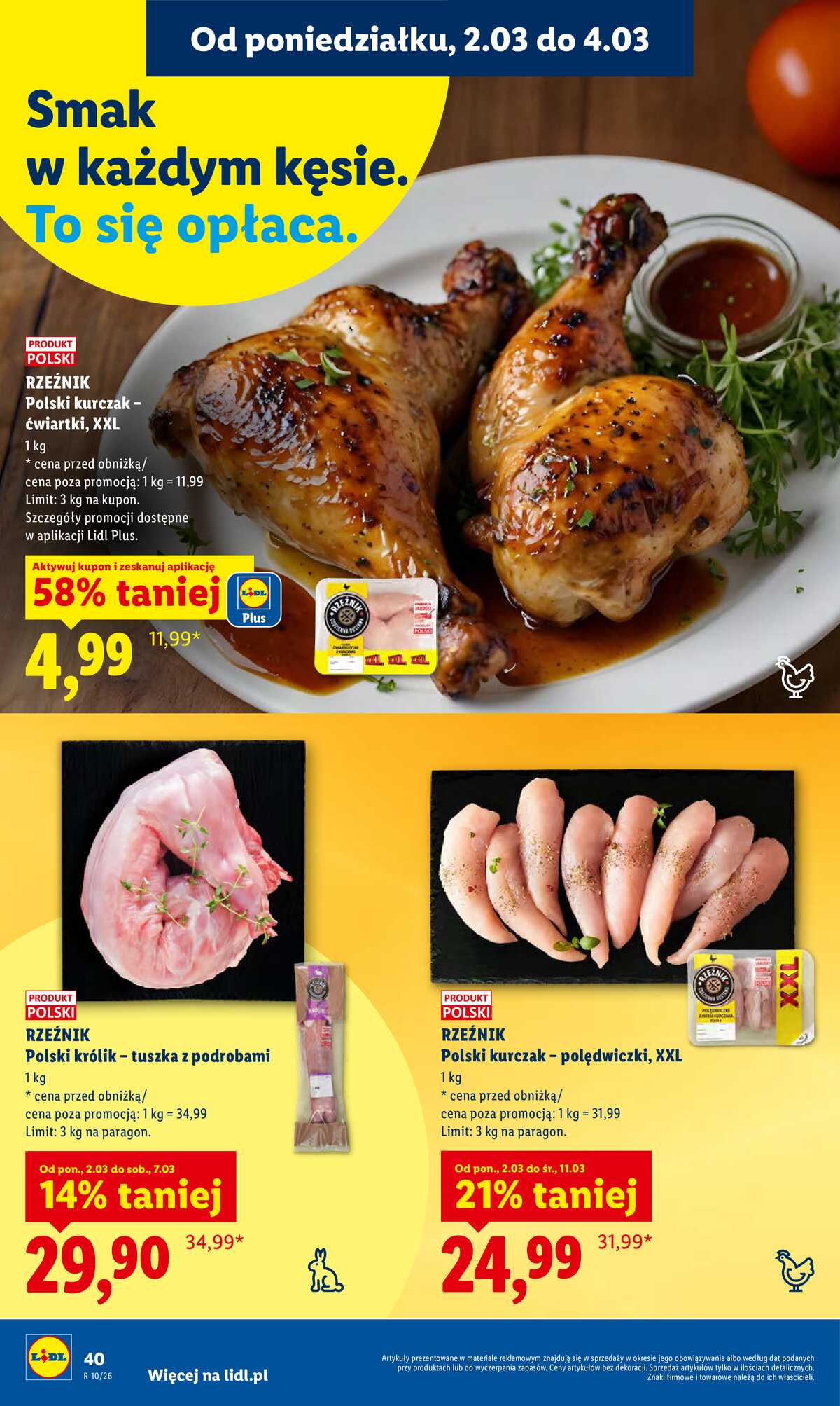 Leták Lidl Polsko 2.3.-4.3.2026 strana 40