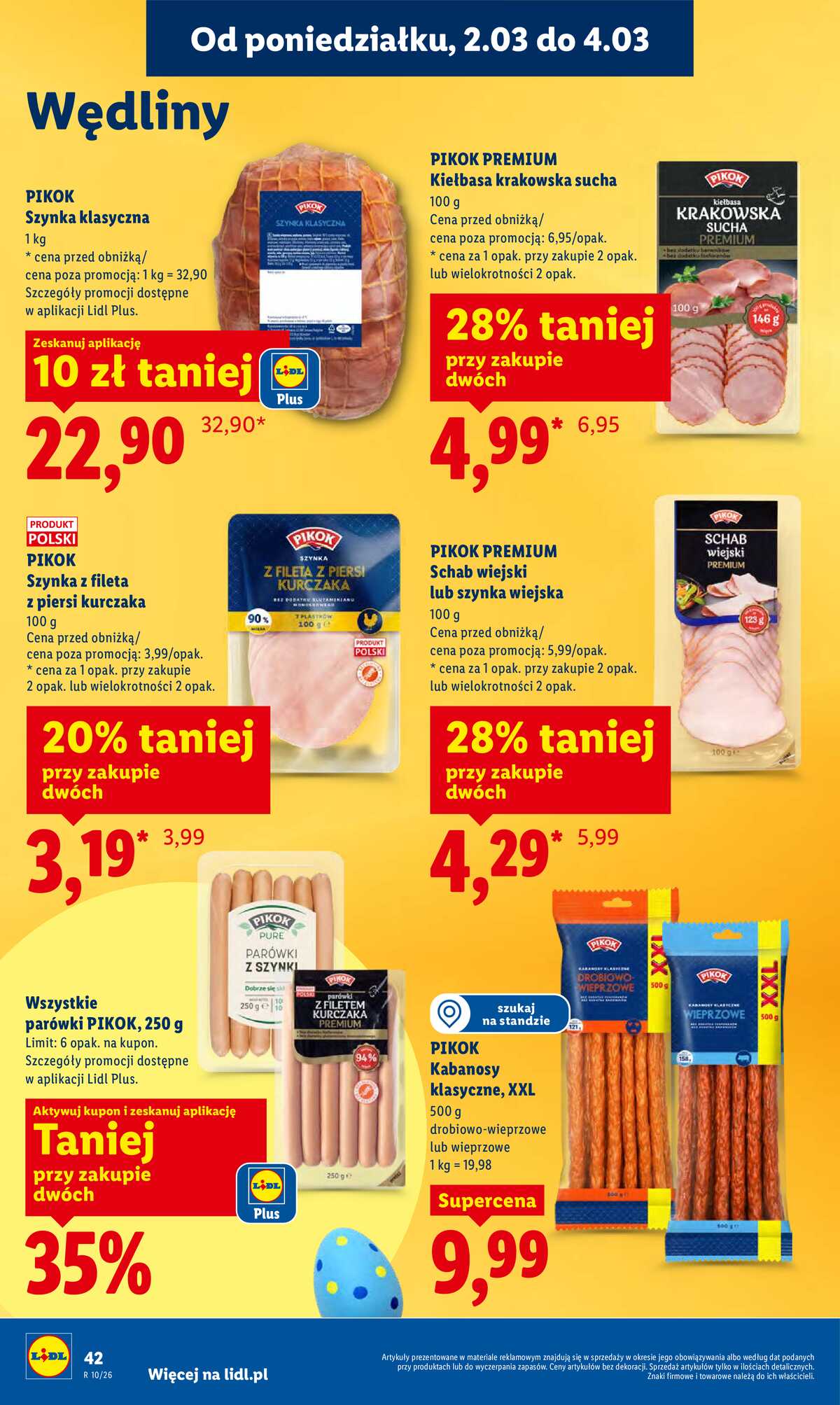 Leták Lidl Polsko 2.3.-4.3.2026 strana 42