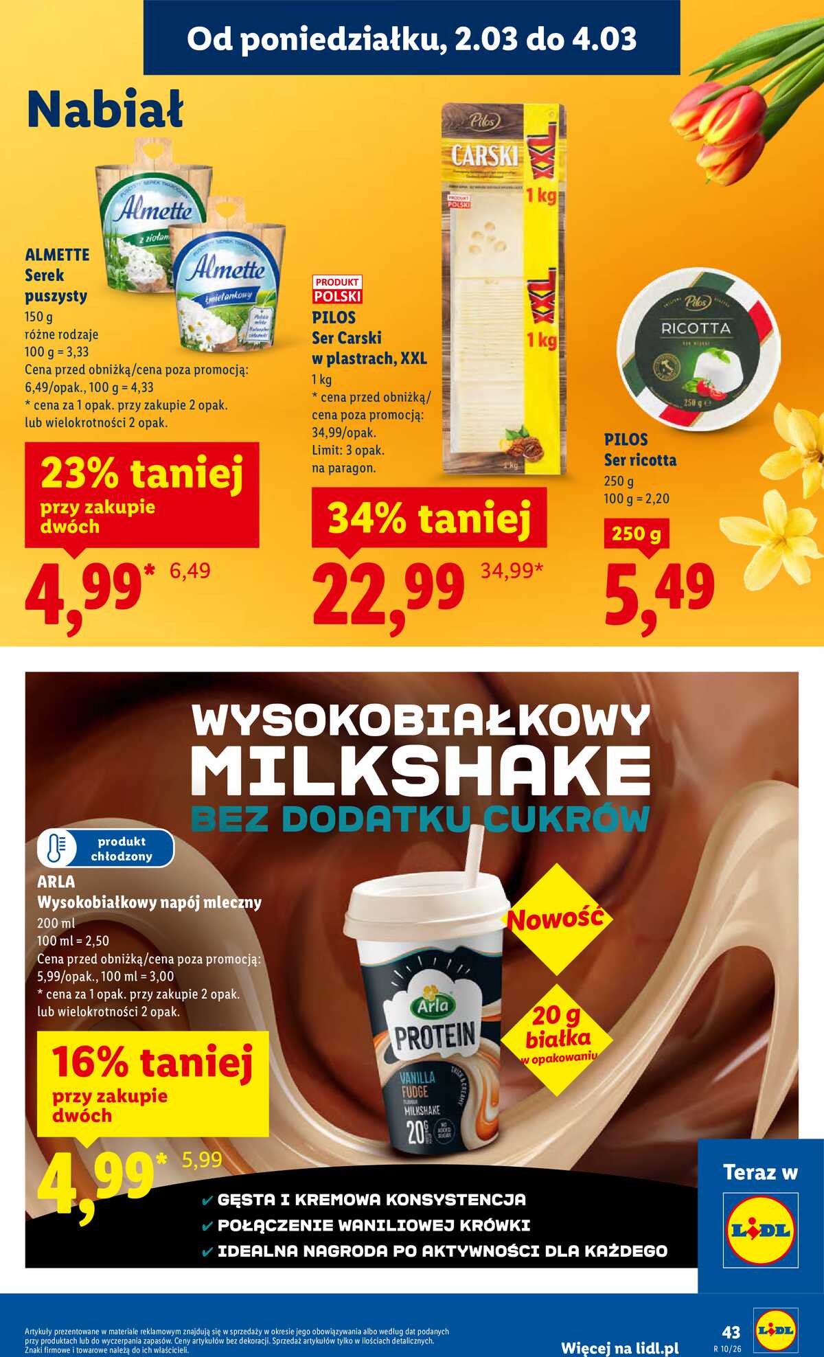 Leták Lidl Polsko 2.3.-4.3.2026 strana 43