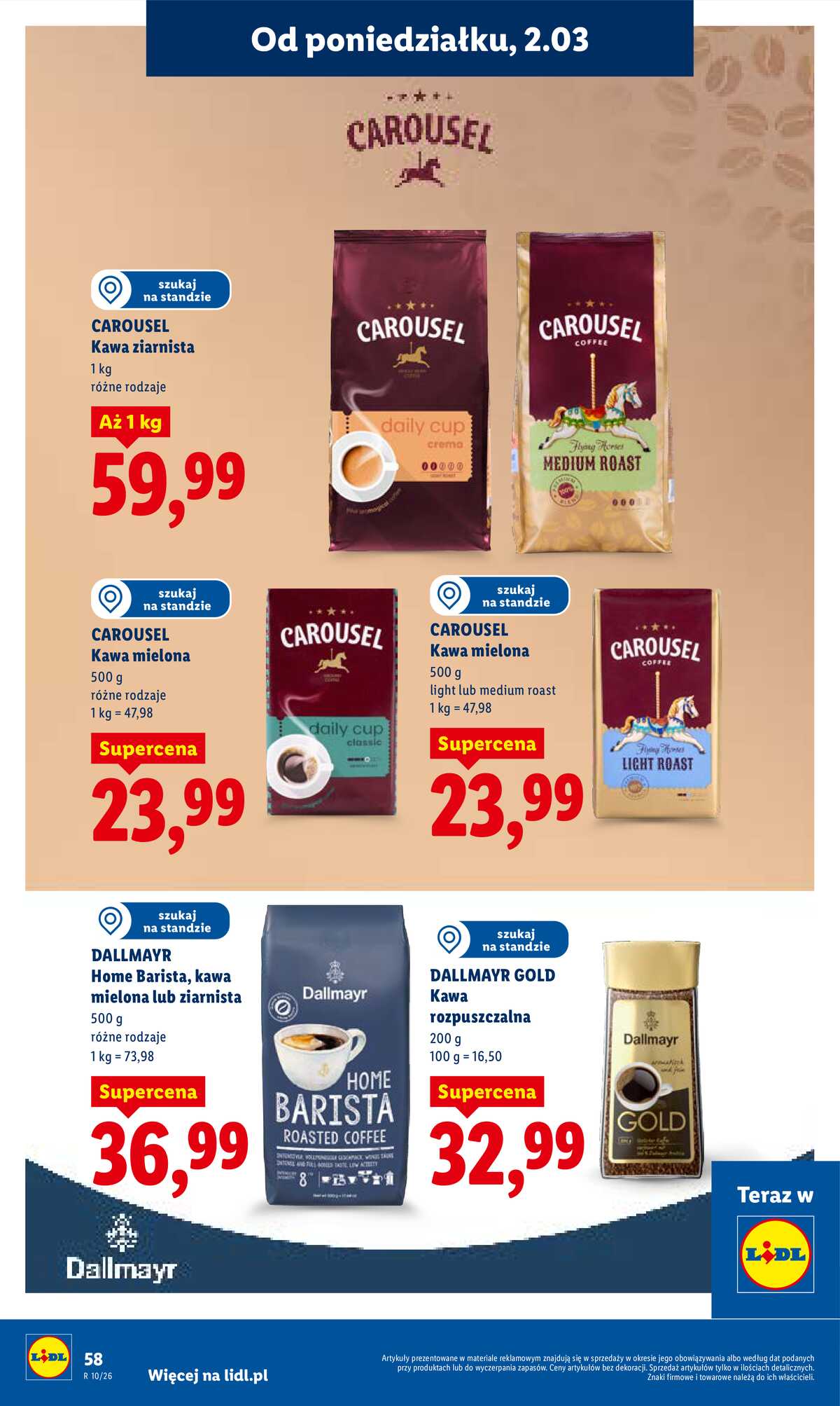 Leták Lidl Polsko 2.3.-4.3.2026 strana 58