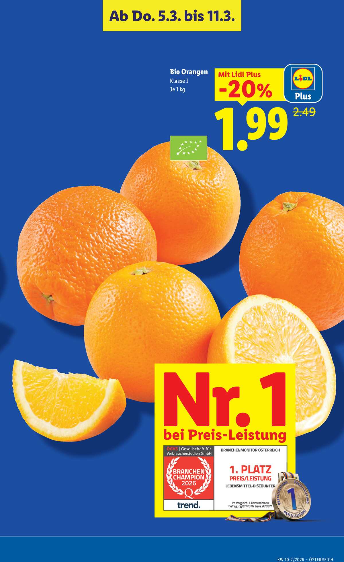 Leták Lidl Rakousko 5.3.-11.3.2026 strana 3