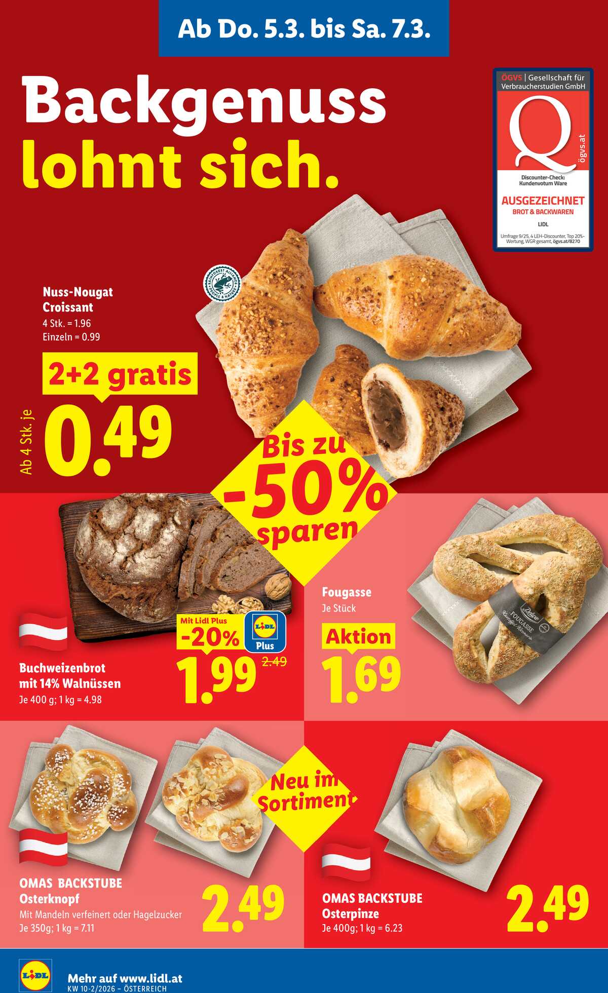 Leták Lidl Rakousko 5.3.-11.3.2026 strana 8