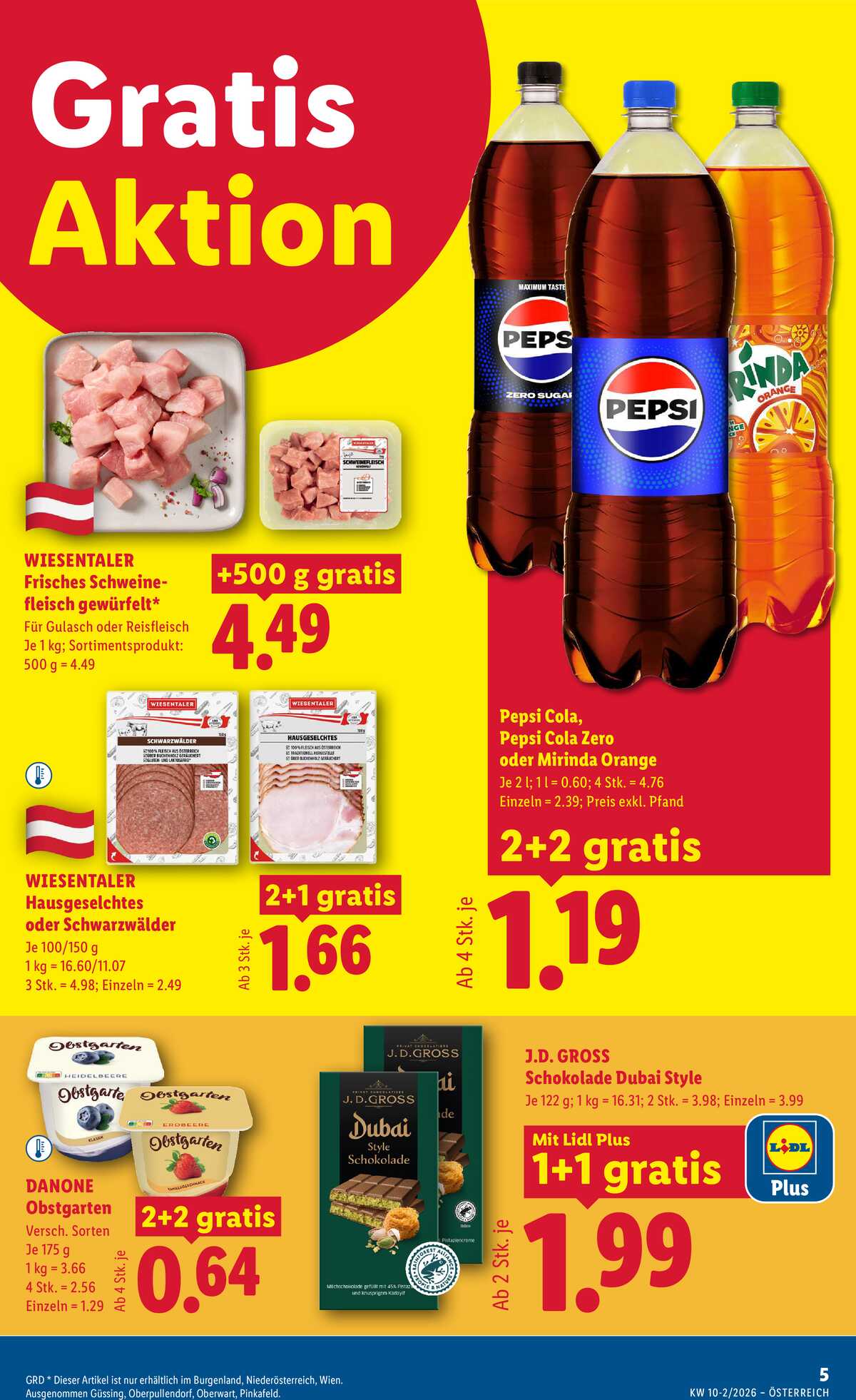 Leták Lidl Rakousko 5.3.-11.3.2026 strana 9
