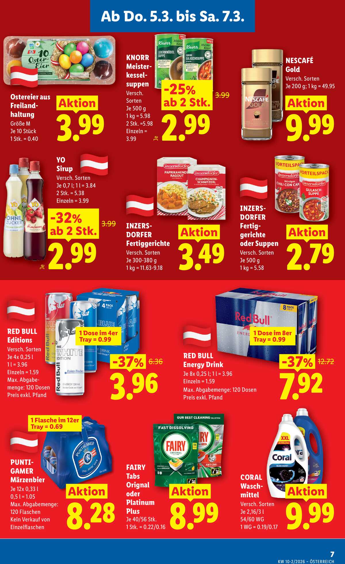 Leták Lidl Rakousko 5.3.-11.3.2026 strana 11