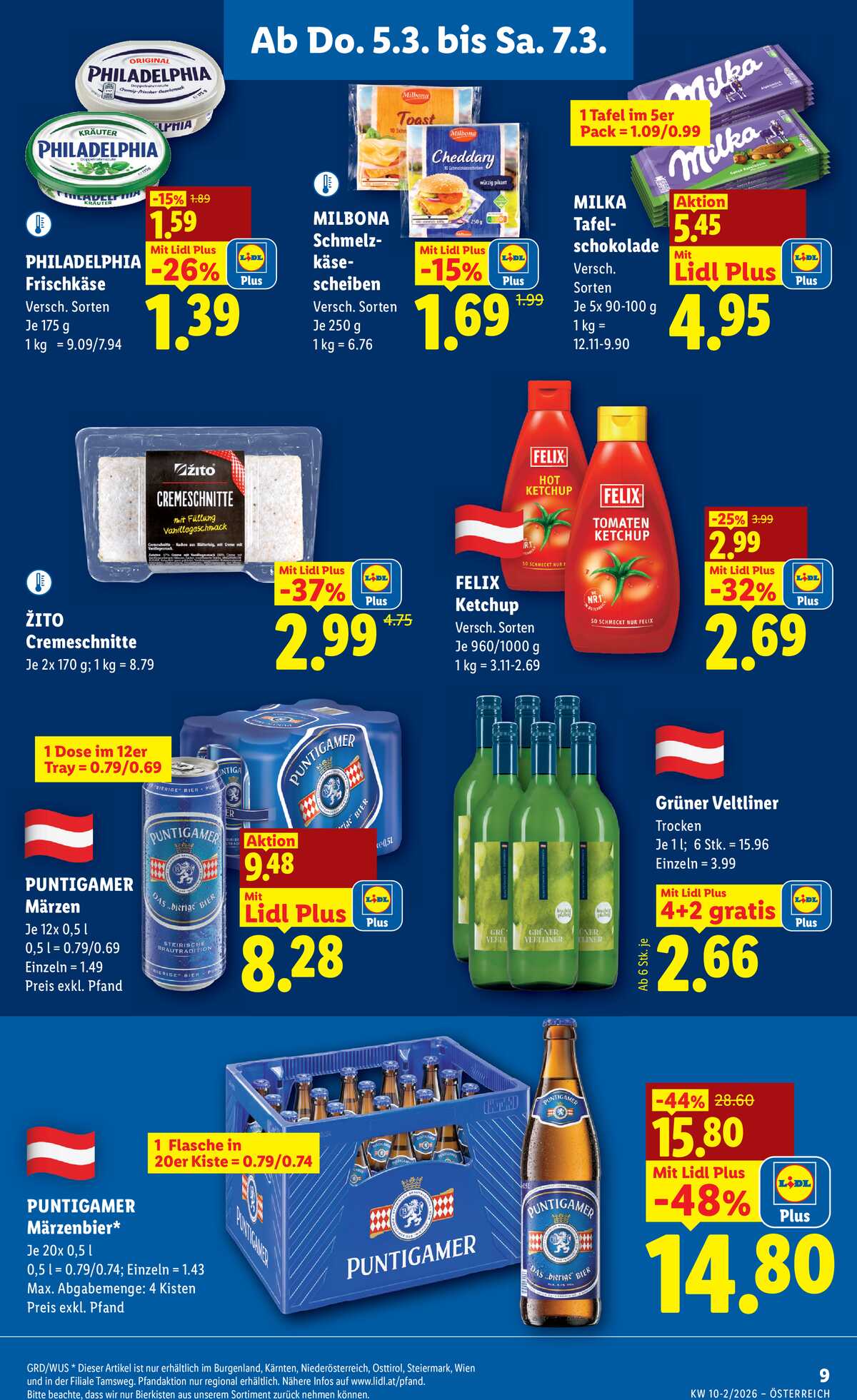 Leták Lidl Rakousko 5.3.-11.3.2026 strana 13