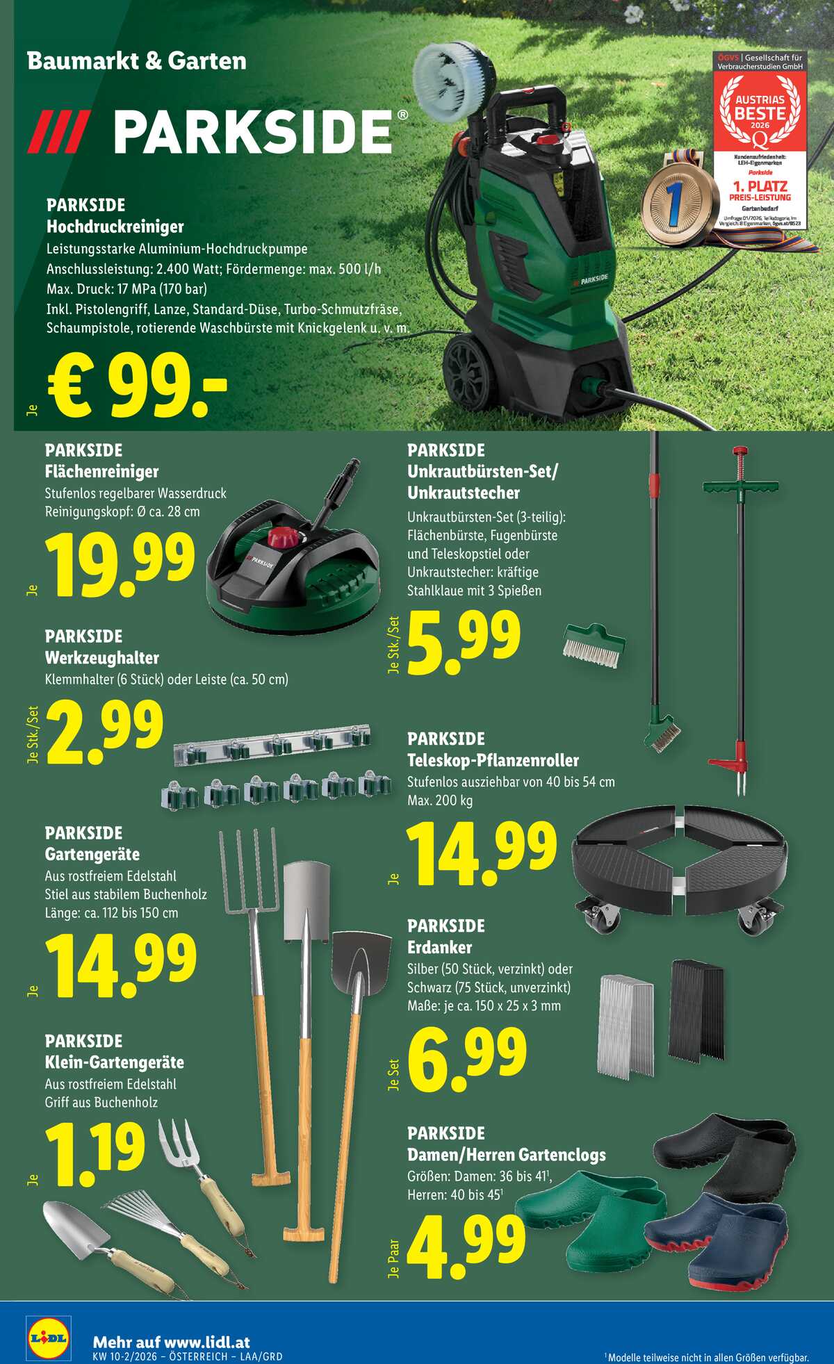 Leták Lidl Rakousko 5.3.-11.3.2026 strana 26