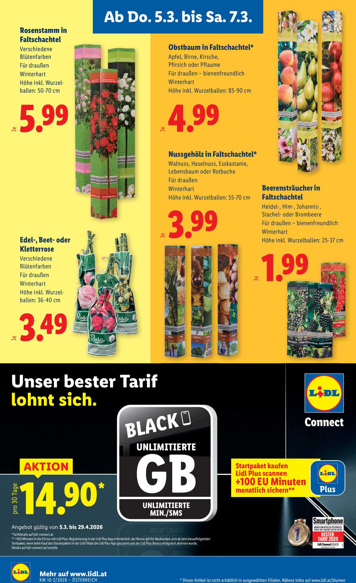 Leták Lidl Rakousko 5.3.-11.3.2026 strana 30