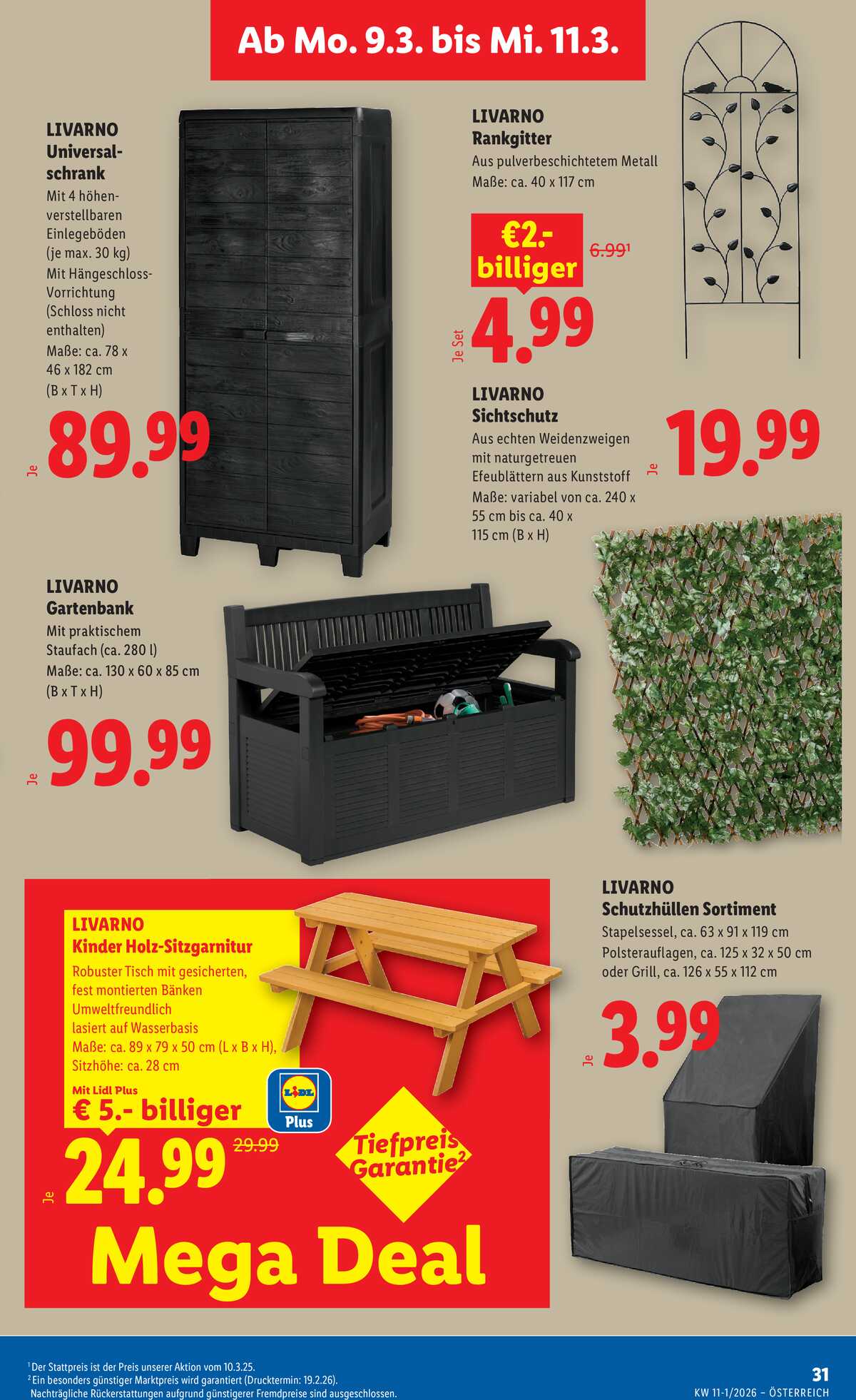 Leták Lidl Rakousko 5.3.-11.3.2026 strana 38