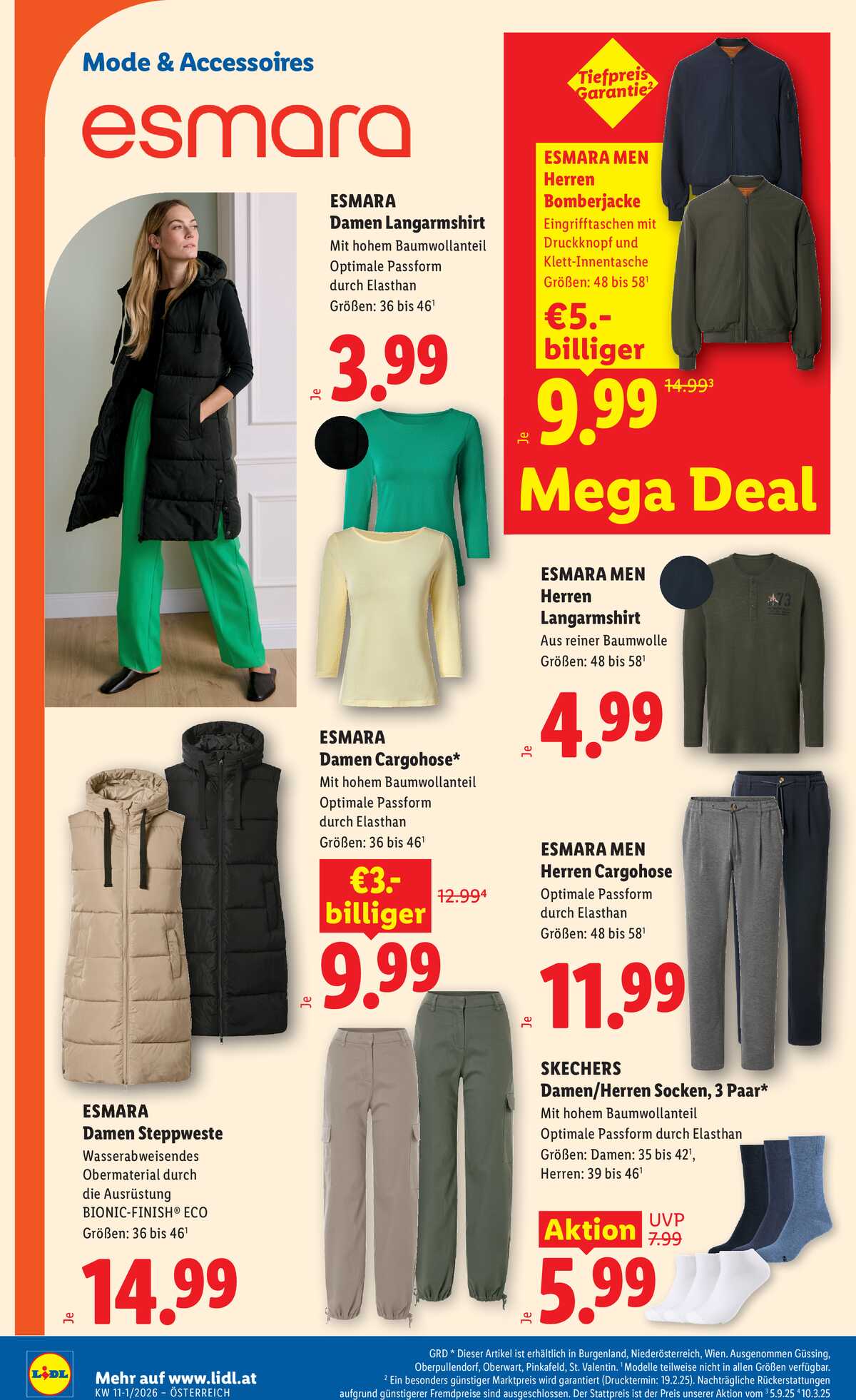 Leták Lidl Rakousko 5.3.-11.3.2026 strana 39