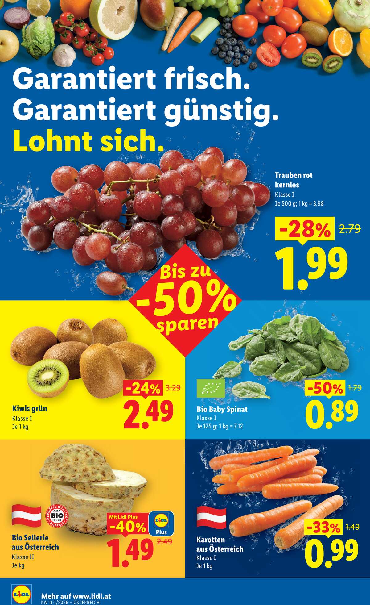 Leták Lidl Rakousko 5.3.-11.3.2026 strana 47